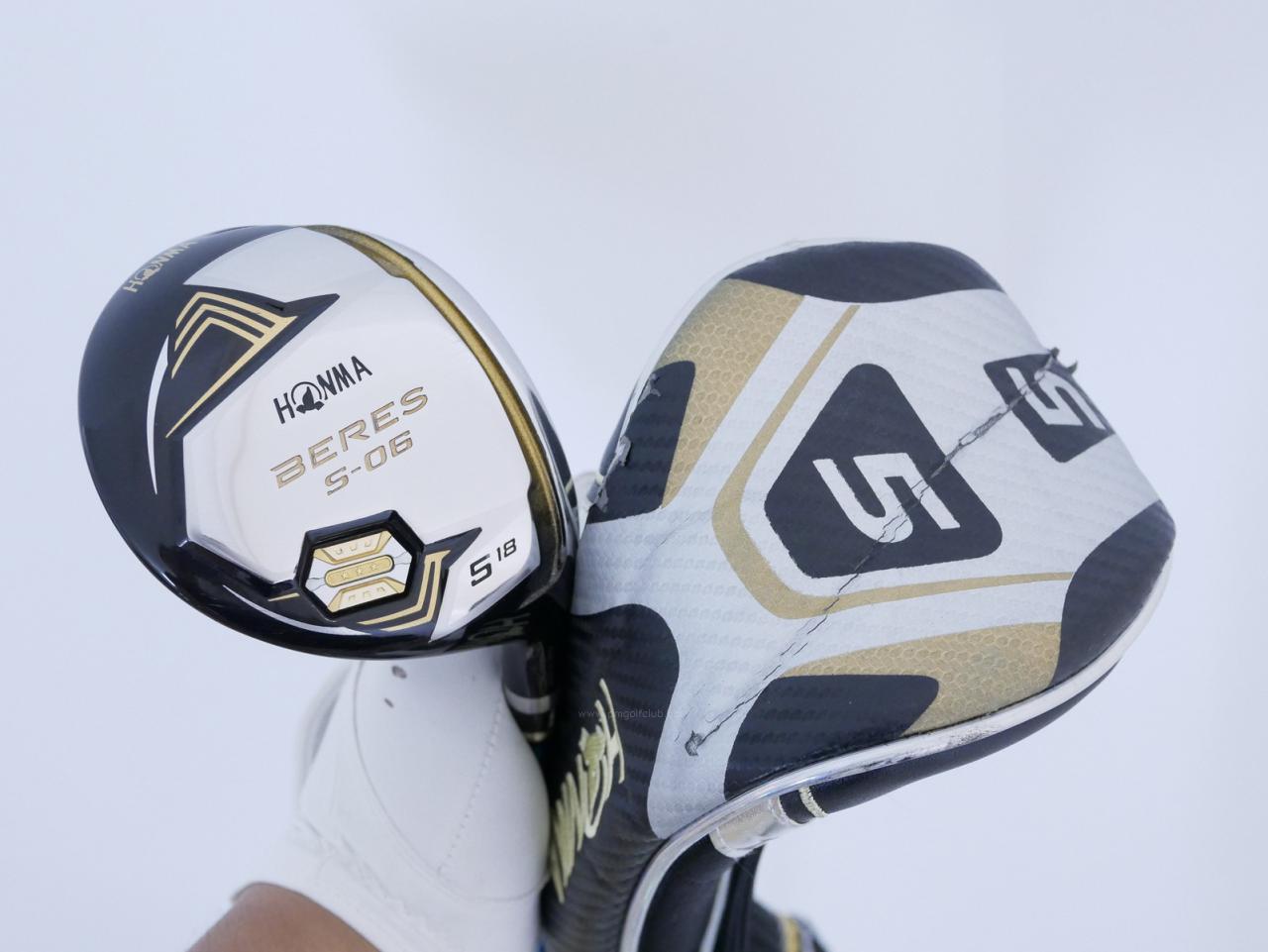 Fairway Wood : Honma : **ก้าน 3 ดาว** หัวไม้ 5 Honma Beres S-06 (รุ่นปี 2019) Loft 18 ก้าน ARMRQ X (43) Flex R (3 ดาว)
