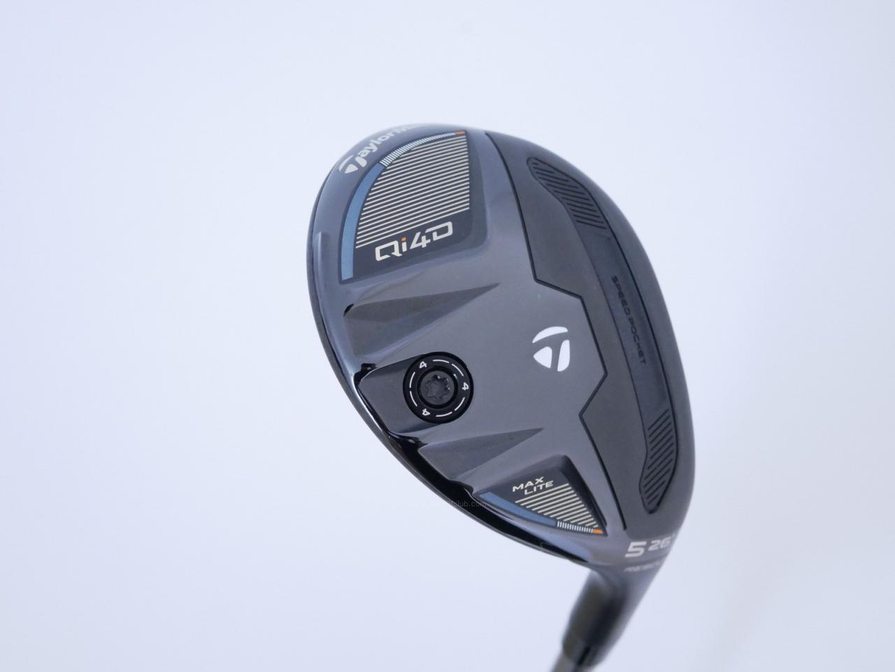 Fairway Wood : Taylormade : ไม้กระเทย Taylormade Qi4D MAX Lite Rescue (รุ่นใหม่ล่าสุด ออกปี 2026) Loft 26 ก้าน Mitsubishi REAX 45 Flex R