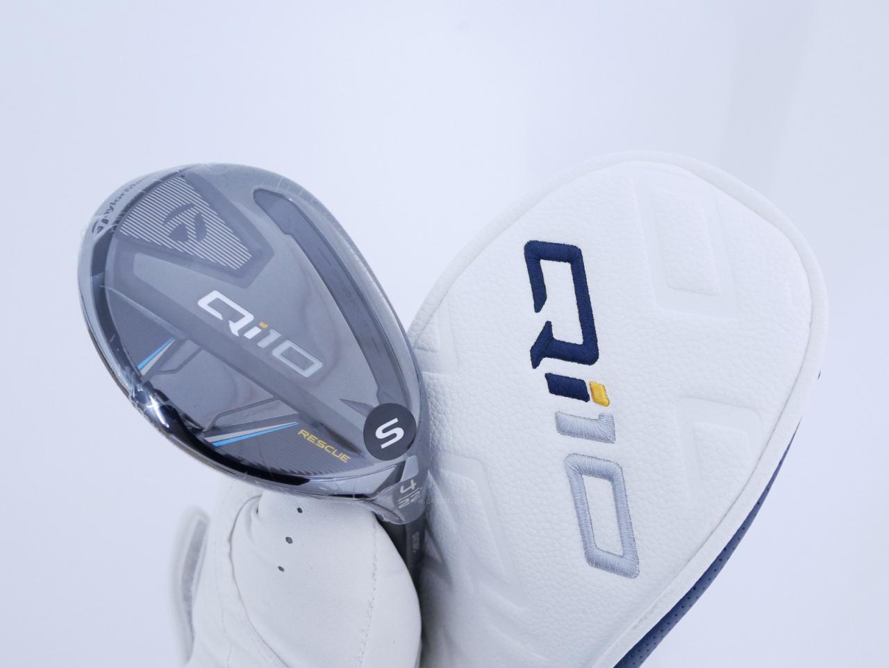 Fairway Wood : Taylormade : **ของใหม่ ยังไม่แกะพลาสติก** ไม้กระเทย Taylormade Qi10 Rescue (ออกปี 2024) Loft 22 ก้าน Mitsubishi Diamana TM60 Flex S