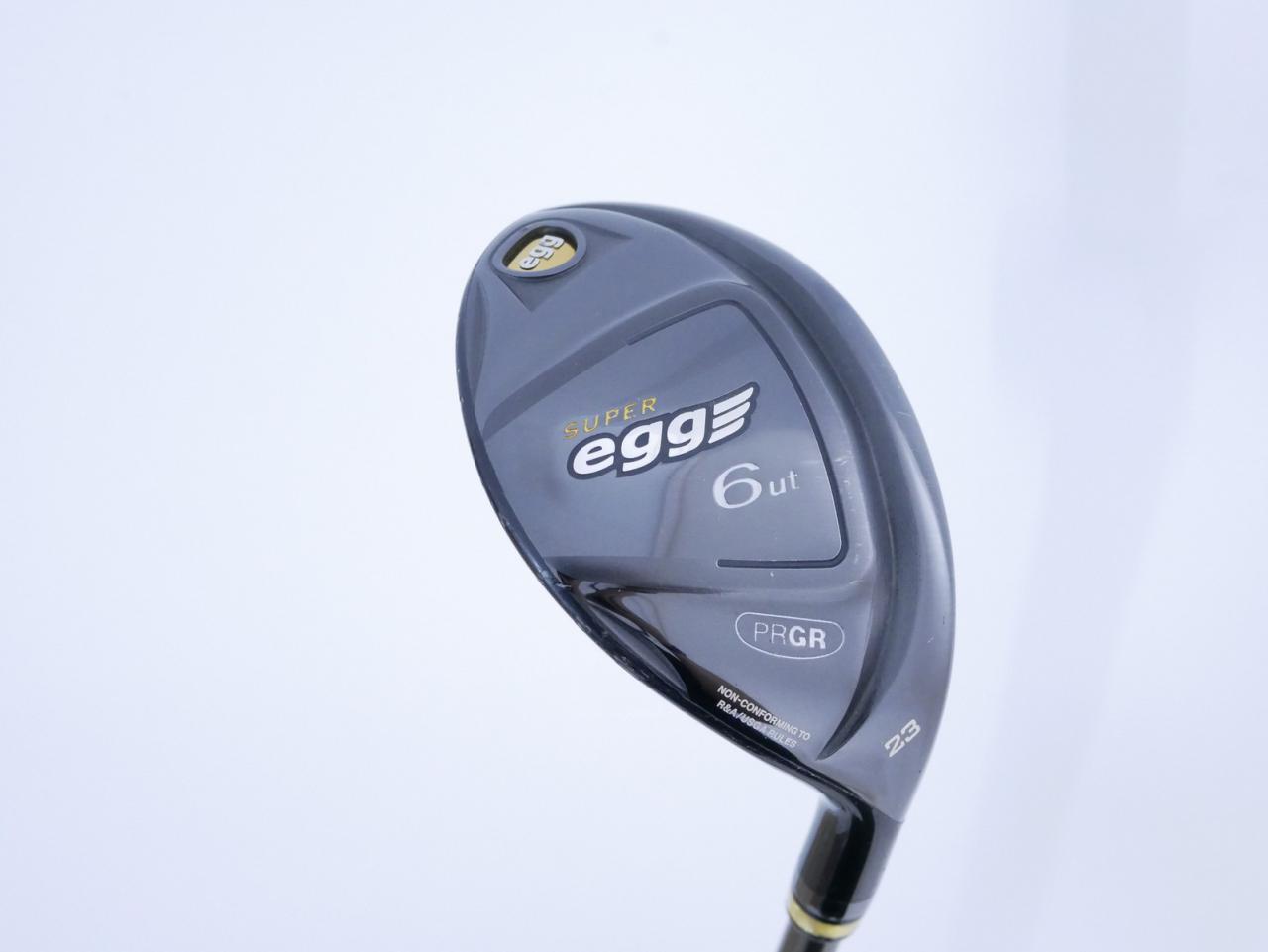 Fairway Wood : PRGR : ไม้กระเทย PRGR Super Egg (หน้าเด้งเกินกฏ COR 0.84 ออกปี 2018 หายากมาก) Loft 23 ก้าน M-37 Flex R