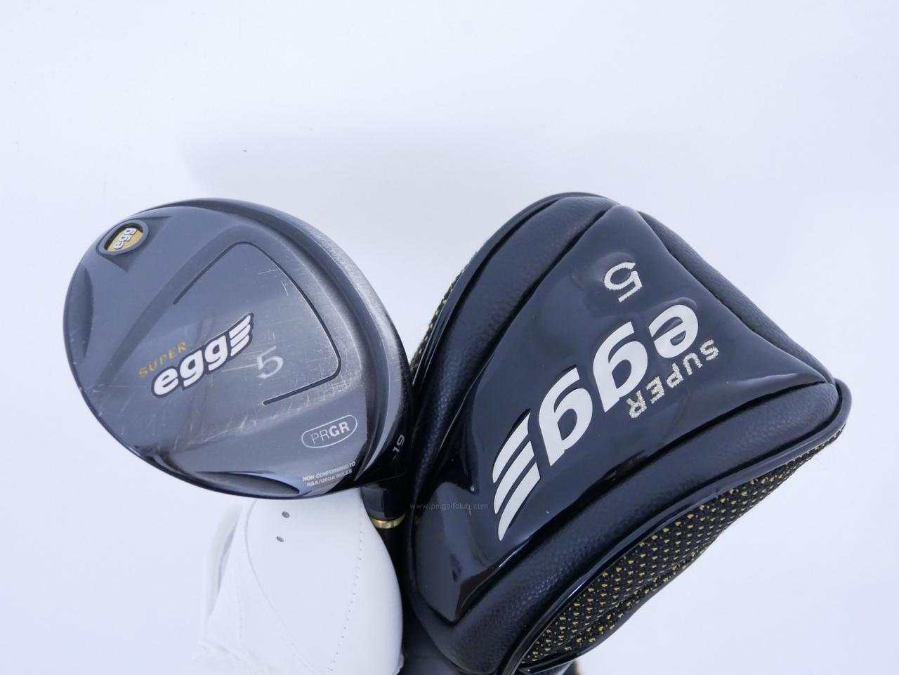 Fairway Wood : PRGR : หัวไม้ 5 PRGR Super Egg (หน้าเด้งเกินกฏ COR 0.84 ออกปี 2018 หายากมาก) Loft 19 Flex R2 (M-35)