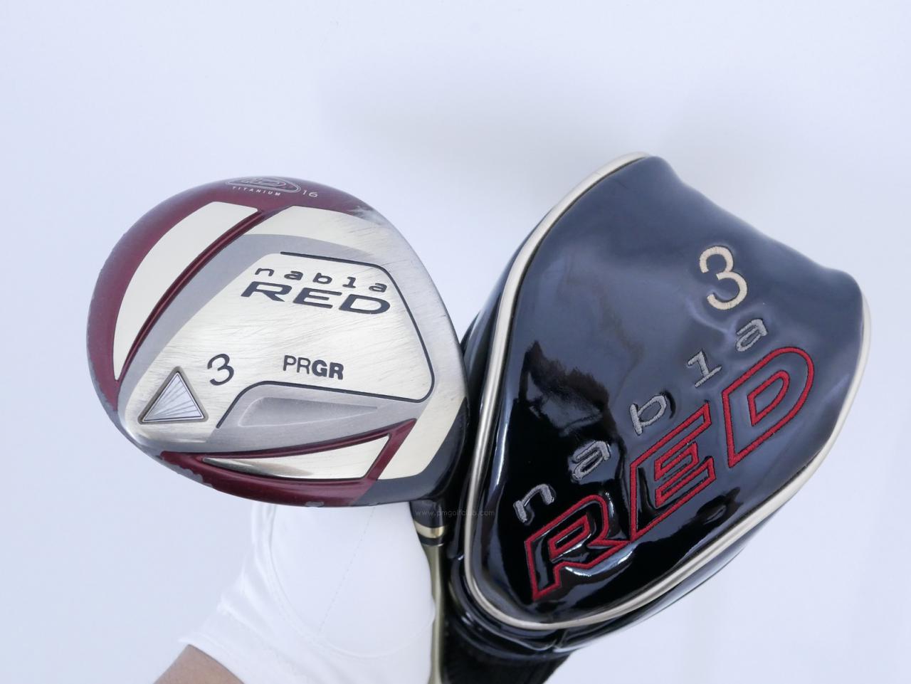 Fairway Wood : PRGR : หัวไม้ 3 PRGR ID Nabla RED Ver II (รุ่นท้อป Titanium) Loft 16 ก้าน M-37 (Flex R)