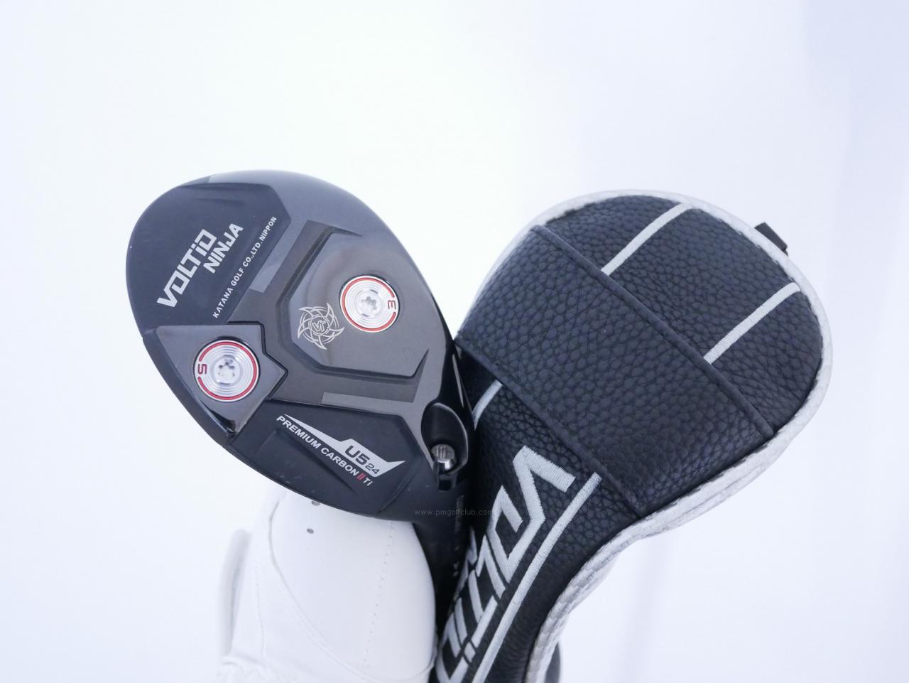 Fairway Wood : Katana :  ไม้กระเทย Katana Voltio NINJA Premium Carbon II TI (รุ่นใหม่ล่าสุด ออกปี 2025 ตีไกลมากๆ) Loft 24 ก้าน Tour AD VG-02U Flex SR