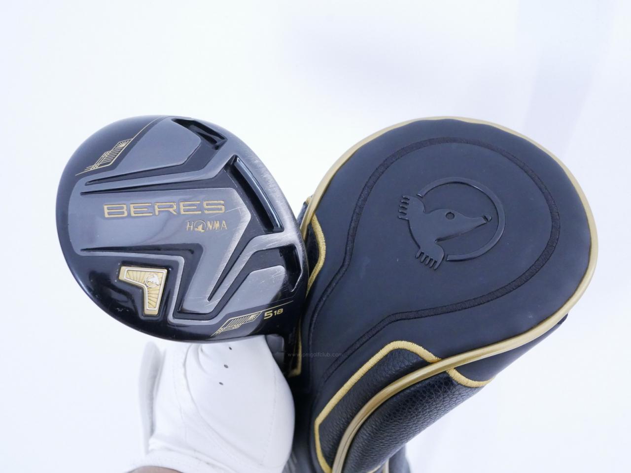 Fairway Wood : Honma : หัวไม้ 5 Honma Beres Black (รุ่นปี 2023) Loft 18 ก้าน Honma ARMRQ MX Flex R