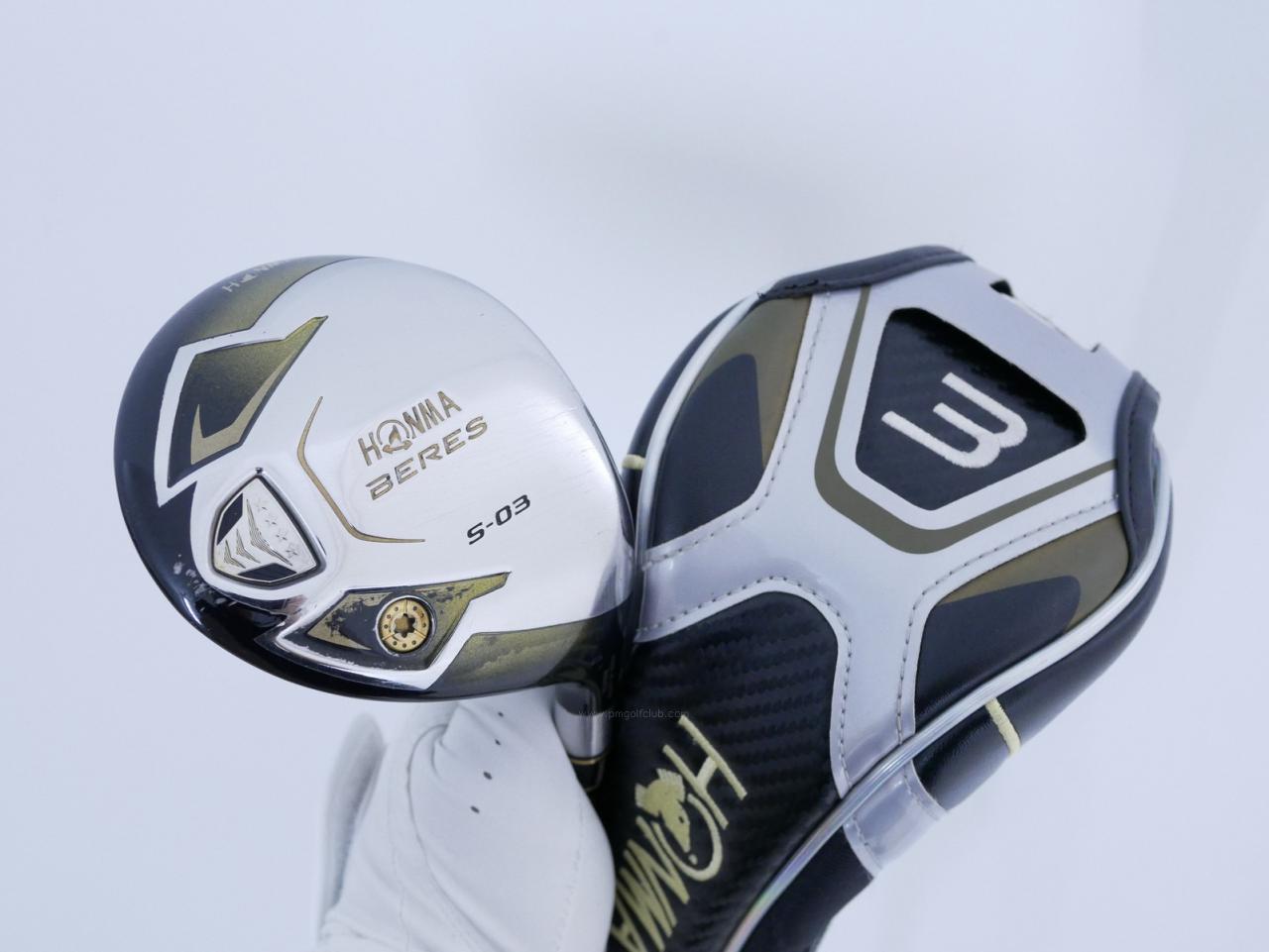 Fairway Wood : Honma : **ก้าน 4 ดาว** หัวไม้ 3 Honma Beres S-03 (ปี 2015) Loft 15 ก้าน ARMRQ 8 (49) Flex R (4 ดาว)