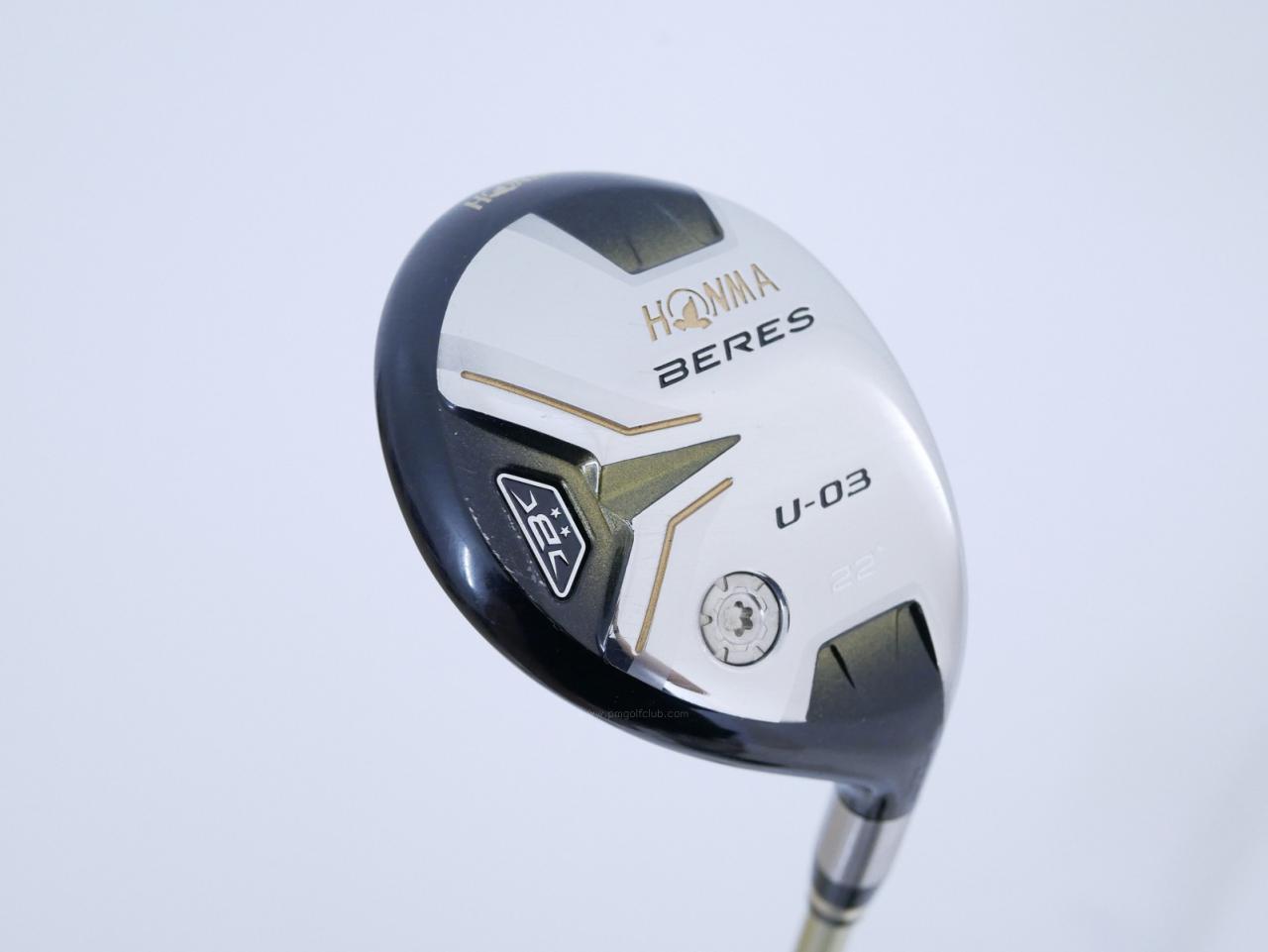 Fairway Wood : Honma : ไม้กระเทย Honma Beres U-03 (ปี 2016) Loft 22 ก้าน ARMRQ 8 (49) Flex R (2 ดาว)