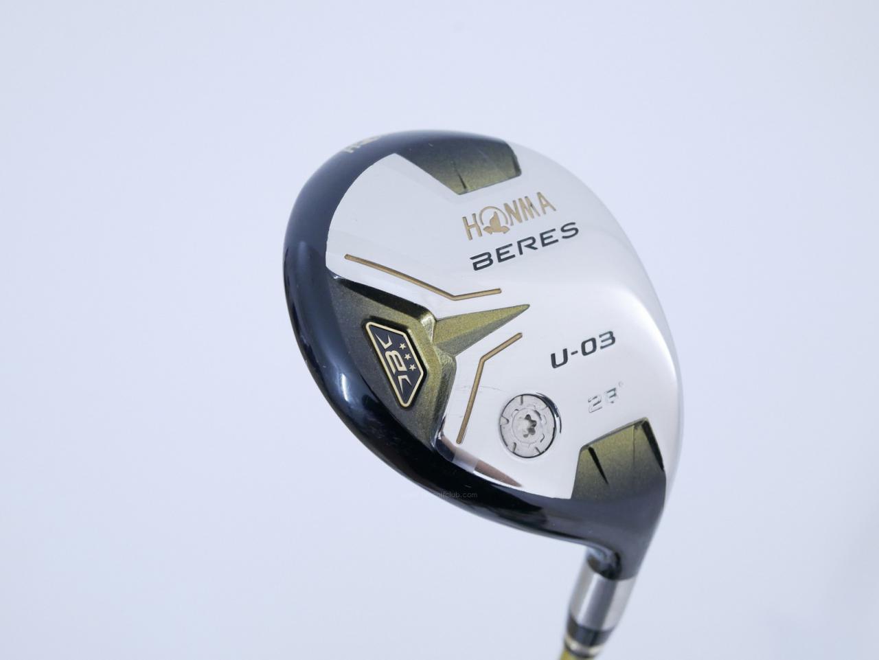 Fairway Wood : Honma : **ก้าน 3 ดาว** ไม้กระเทย Honma Beres U-03 (ออกปี 2015) Loft 28 ก้าน ARMRQ 8 (49) Flex SR (3 ดาว)
