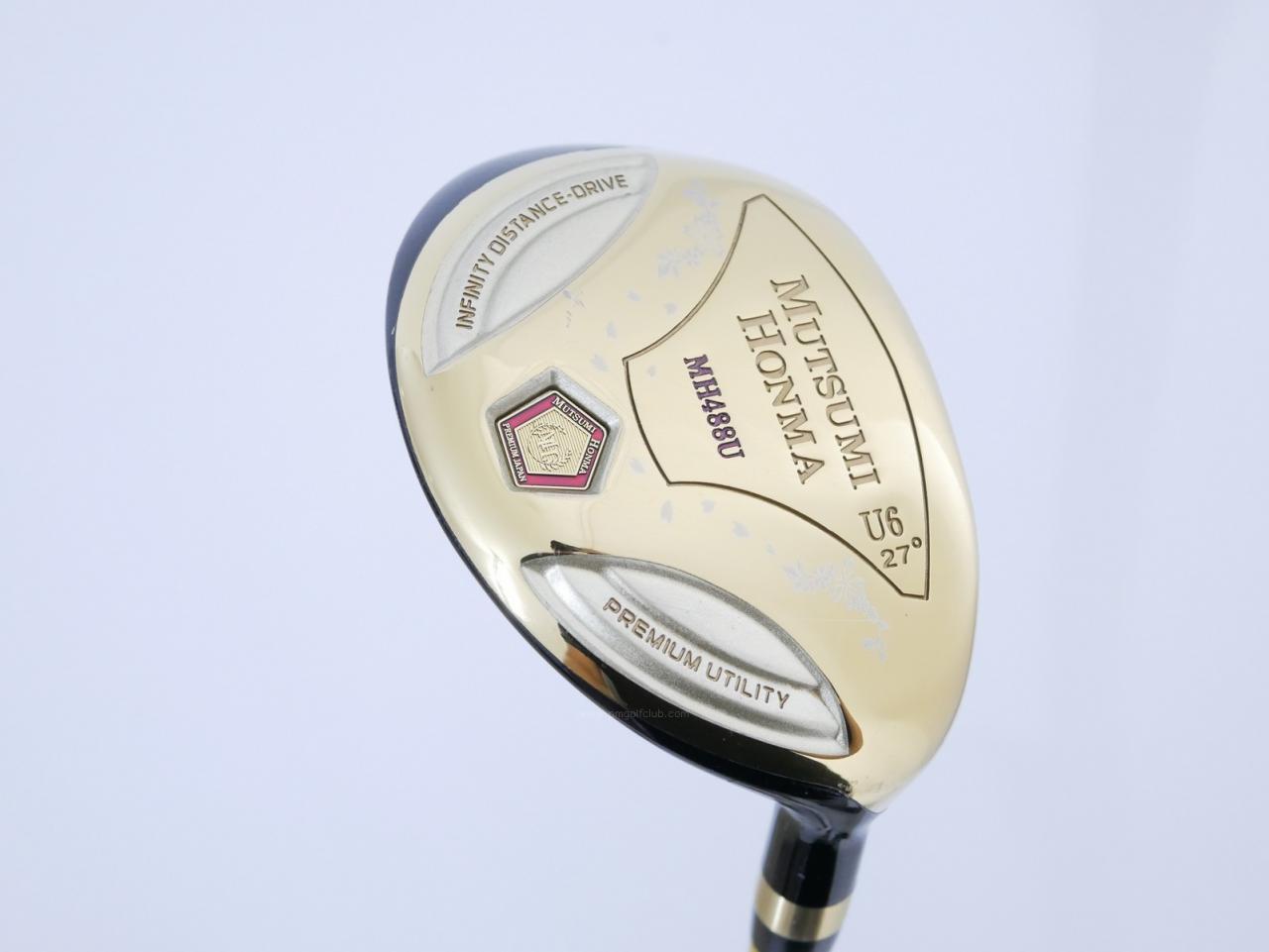 Fairway Wood : Other Brand : ไม้กระเทย Mutsumi Honma MH488U Loft 27 Flex SR