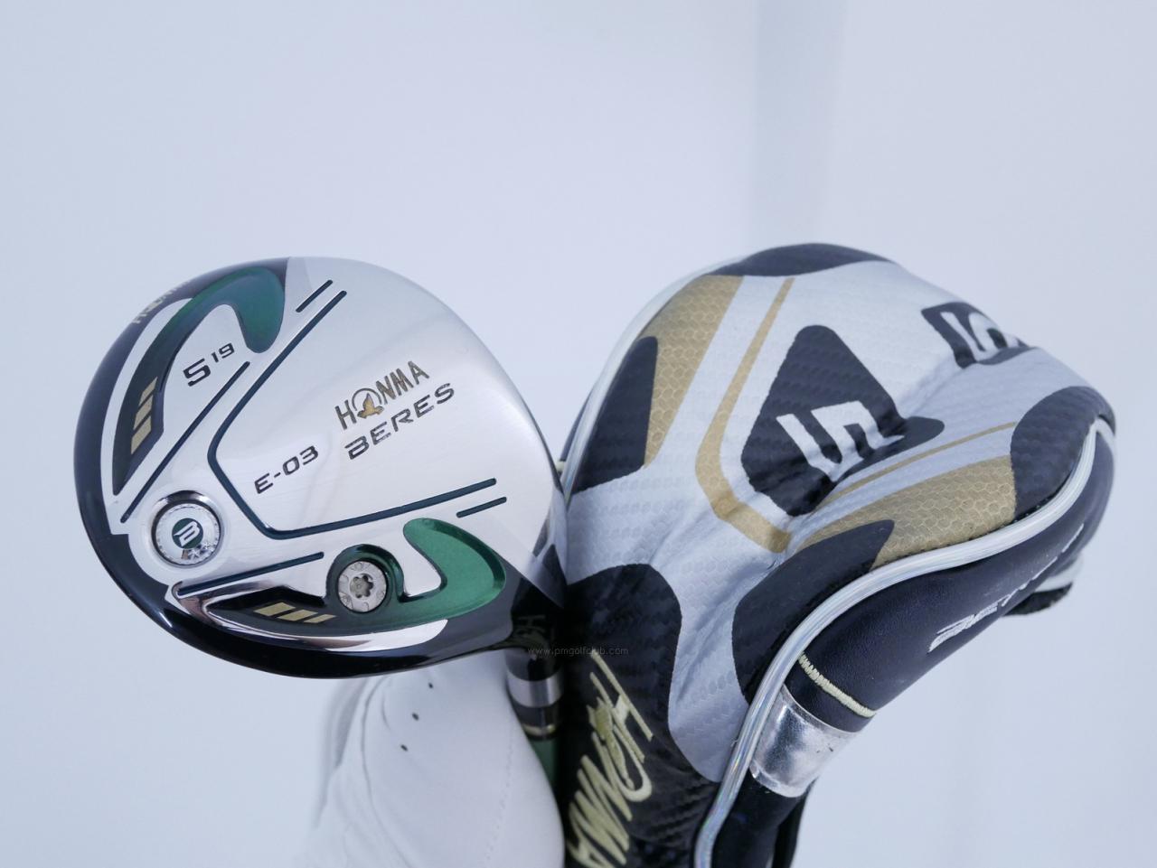 Fairway Wood : Honma : หัวไม้ 5 Honma Beres E-03 (เหมาะกับซีเนียร์) Loft 19 ก้าน ARMRQ 8 (45) Flex R (2 ดาว)