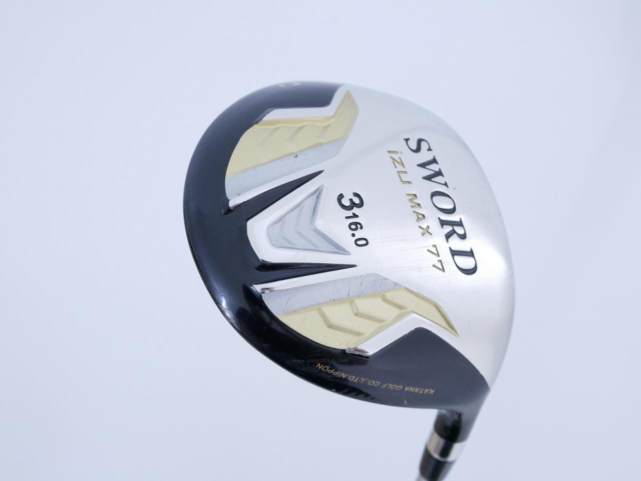 Fairway Wood : Katana : หัวไม้ 3 Katana Sword IZU MAX 77 (ปี 2019) Loft 16 ก้าน Fujikura Speeder 588 Flex R