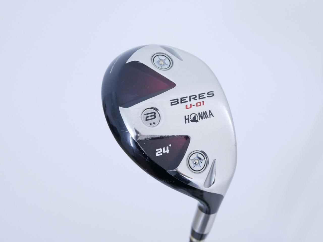 Fairway Wood : Honma : ไม้กระเทย Honma Beres U-01 Loft 24 ก้าน ARMRQ 6 (62) Flex S (2 ดาว)