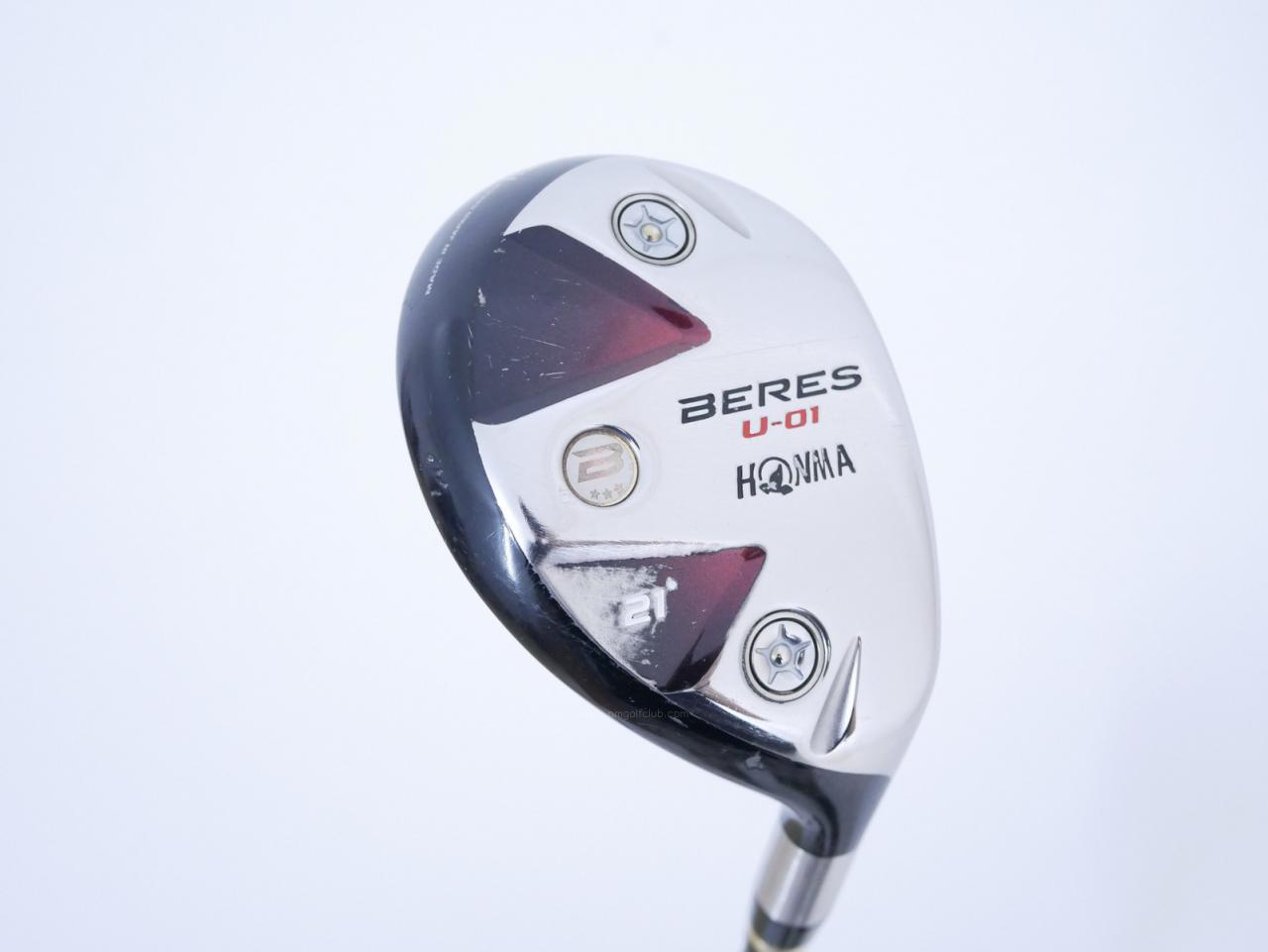 Fairway Wood : Honma : **ก้าน 3 ดาว** ไม้กระเทย Honma Beres U-01 Loft 21 ก้าน ARMRQ 6 (49) Flex R (3 ดาว)