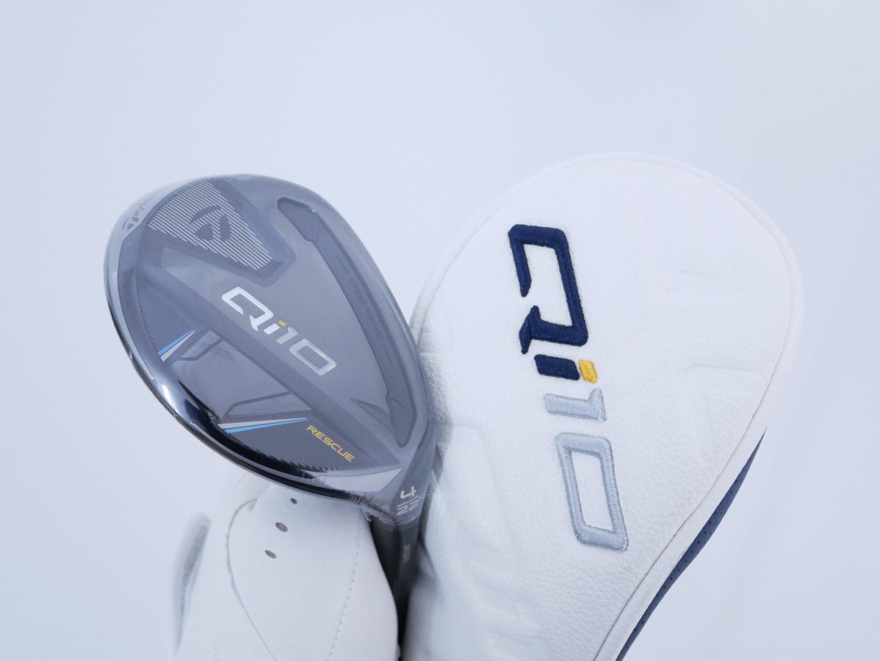 Fairway Wood : Taylormade : **ของใหม่ ยังไม่แกะพลาสติก** ไม้กระเทย Taylormade Qi10 Rescue (ออกปี 2024) Loft 22 ก้าน Mitsubishi Diamana TM60 Flex R