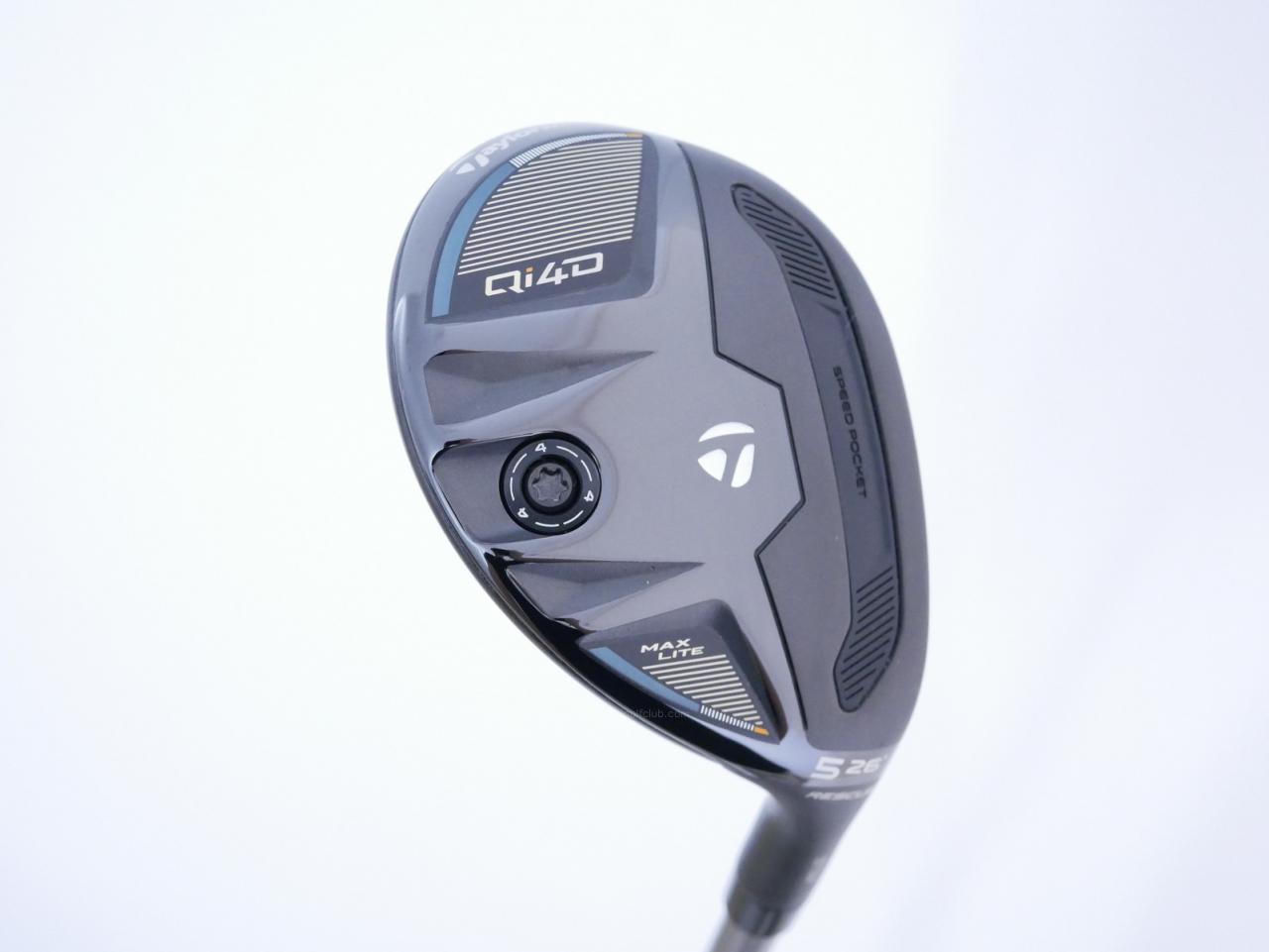 Fairway Wood : Taylormade : ไม้กระเทย Taylormade Qi4D MAX Lite Rescue (รุ่นใหม่ล่าสุด ออกปี 2026) Loft 26 ก้าน Mitsubishi REAX 45 Flex R