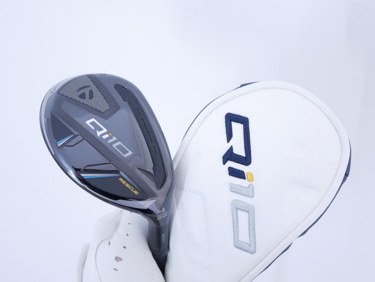 Fairway Wood : Taylormade : ไม้กระเทย Taylormade Qi10 Rescue (ออกปี 2024) Loft 22 ก้าน Mitsubishi Diamana TM60 Flex S
