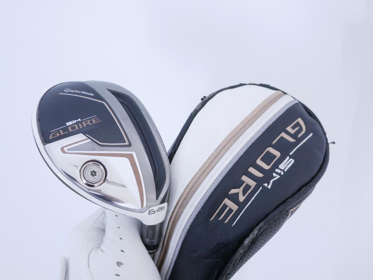 Fairway Wood : Taylormade : ไม้กระเทย Taylormade SIM GLOIRE (รุ่นปี 2021 รุ่นท๊อปสุด Japan Spec) Loft 26 ก้านเหล็ก KBS MAX MT 85 Flex S