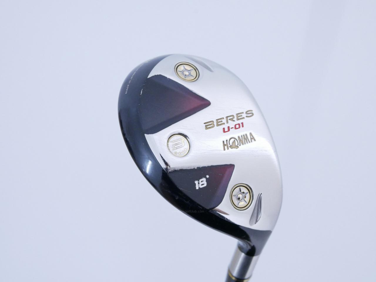 Fairway Wood : Honma : **มีบุบ ก้าน 4 ดาว** ไม้กระเทย Honma Beres U-01 Loft 18 ก้าน ARMRQ 6 (49) Flex R (4 ดาว)