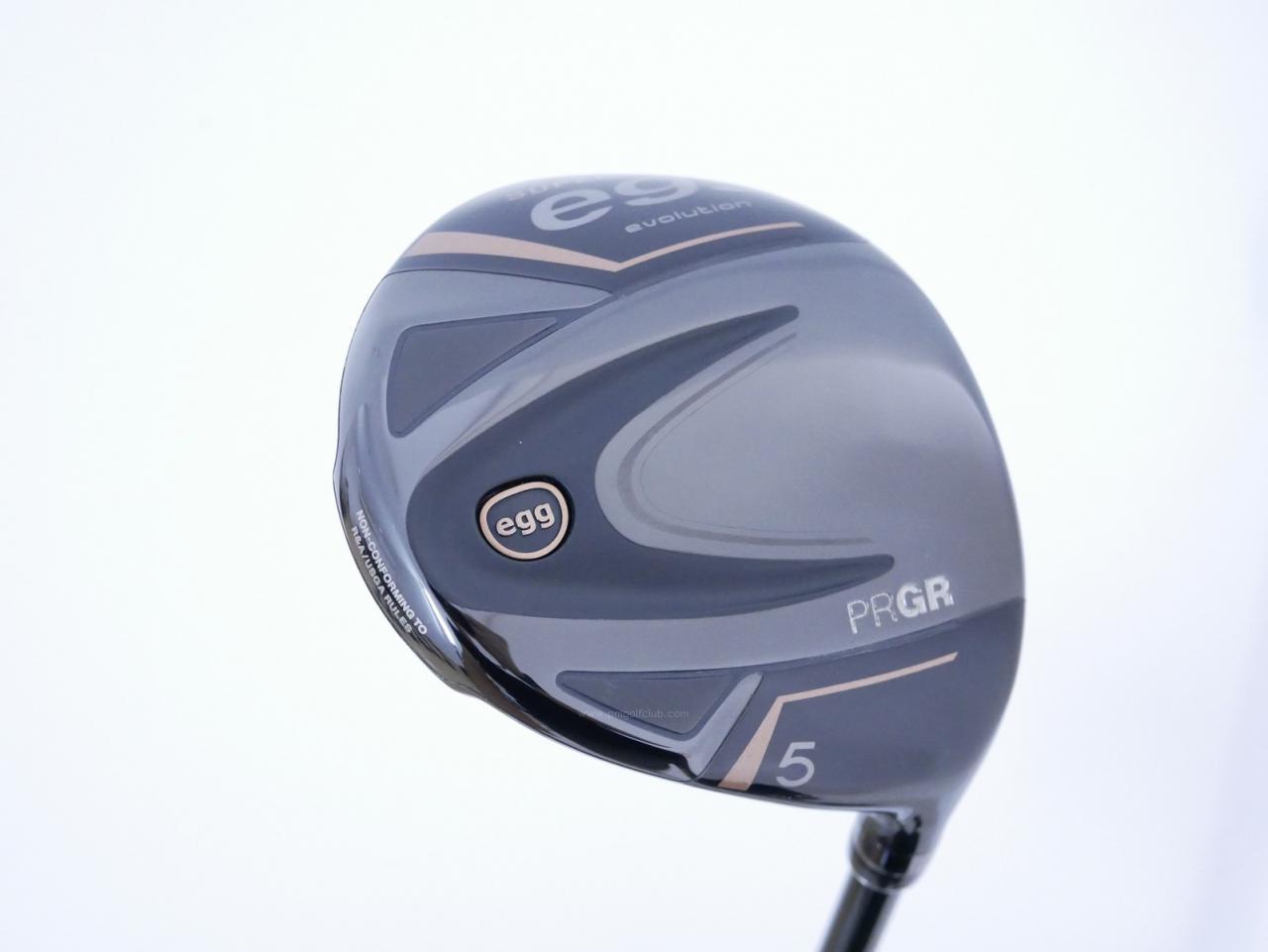 Fairway Wood : PRGR : หัวไม้ 5 PRGR Super EGG Evolution (รุ่นล่าสุด ออกปี 2024 หน้าเด้งเกินกฏ ตีไกลมาก) Loft 19 Flex R (M-37)
