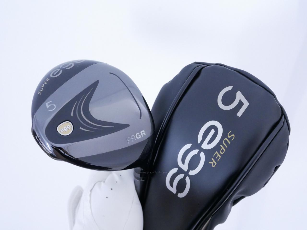 Fairway Wood : PRGR : หัวไม้ 5 PRGR Super Egg (รุ่นปี 2023 หน้าเด้งเกินกฏ COR 0.84 หายากมาก) Loft 19 ก้าน M-37 Flex R