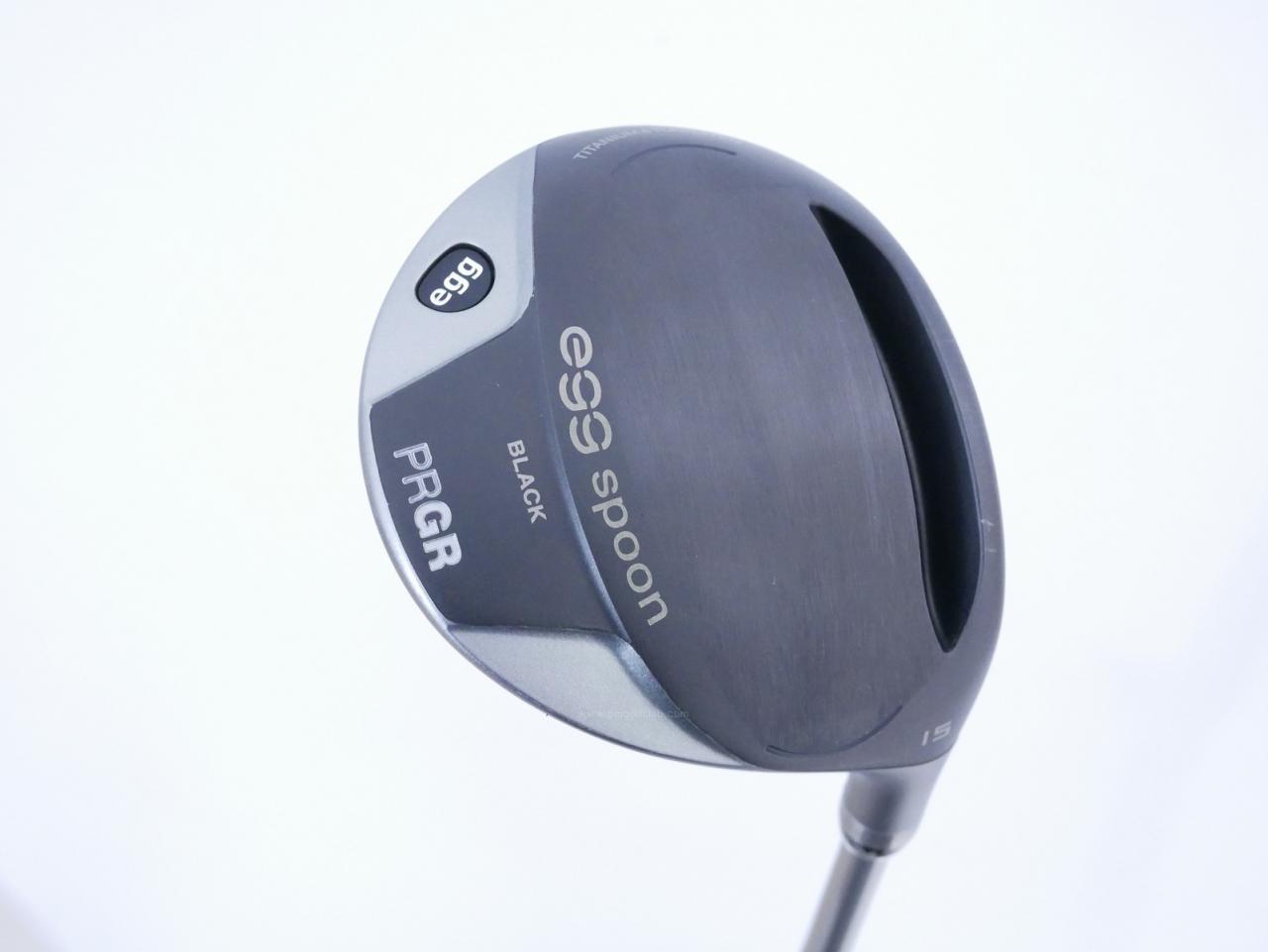 Fairway Wood : PRGR : หัวไม้ 3 PRGR Egg Spoon BLACK (ปี 2022) Loft 15 ก้าน Tour AD UB-6 Flex S