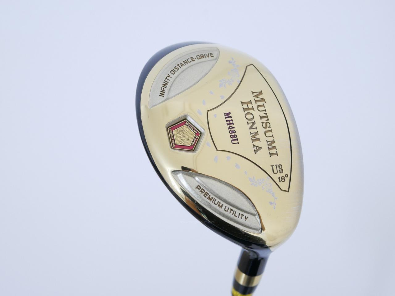 Fairway Wood : Other Brand : ไม้กระเทย Mutsumi Honma MH488U Loft 18 Flex R