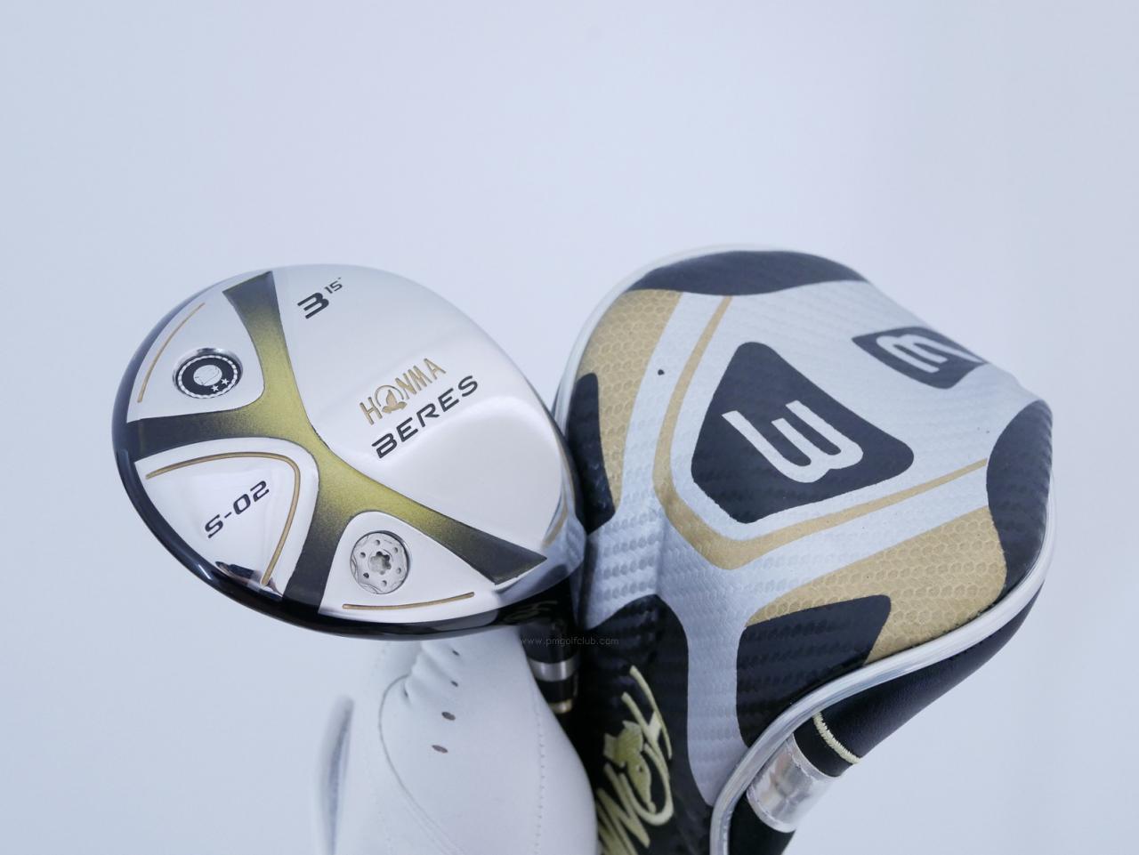 Fairway Wood : Honma : หัวไม้ 3 Honma Beres S-02 Loft 15 ก้าน ARMRQ 6 (49) Flex R (2 ดาว)