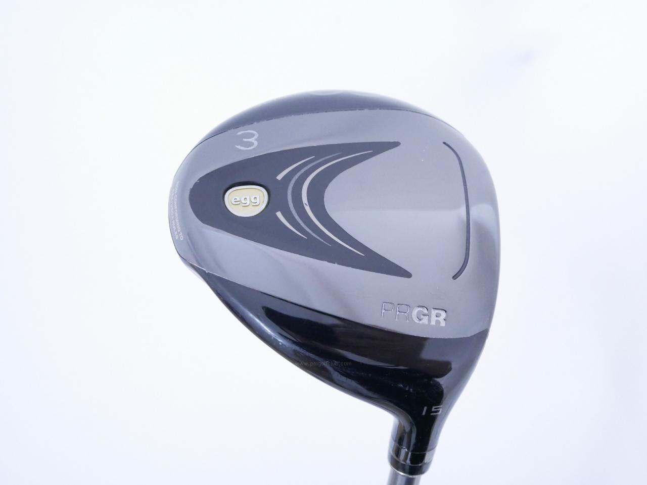 Fairway Wood : PRGR : หัวไม้ 3 PRGR Super Egg (รุ่นปี 2023 หน้าเด้งเกินกฏ COR 0.84 หายากมาก) Loft 15 ก้าน M-37 Flex R