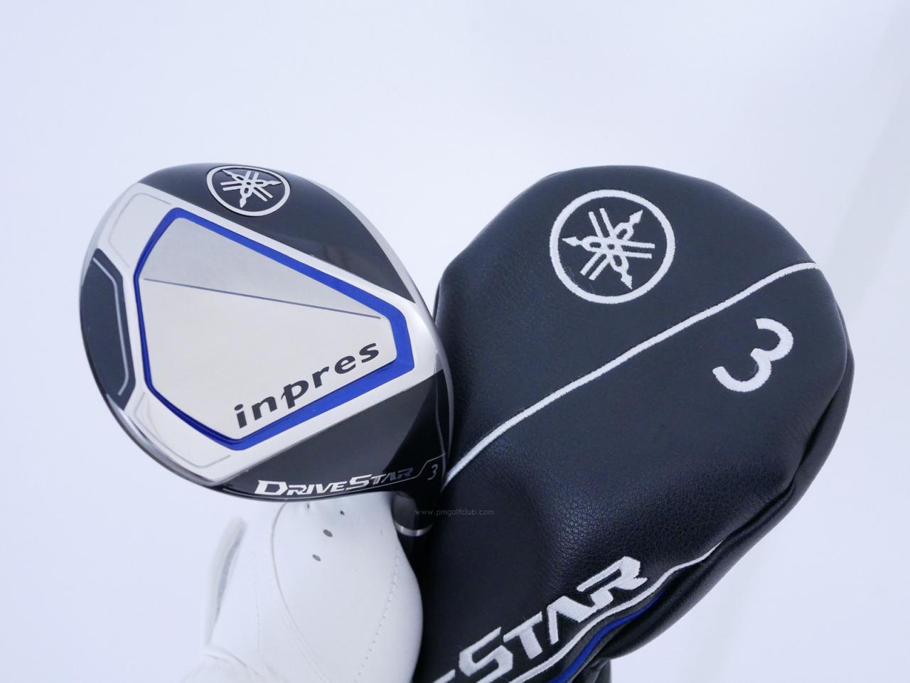 Fairway Wood : Yamaha : หัวไม้ 3 Yamaha Inpres DriveStar (รุ่นปี 2023 ตีไกลมากๆ) Loft 15 ก้าน Fujikura Speeder NX M423f Flex SR