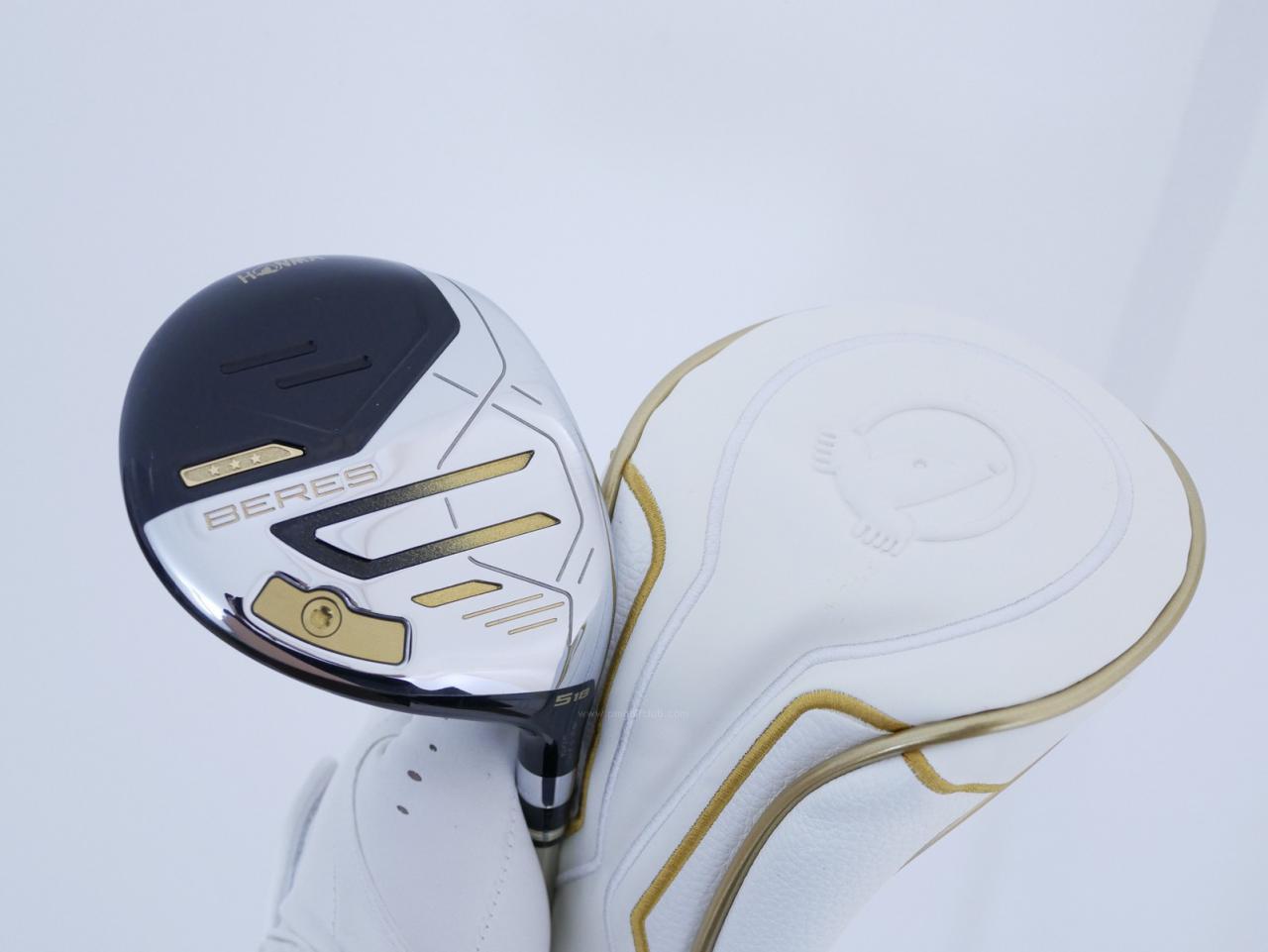 Fairway Wood : Honma : **ก้าน 3 ดาว** หัวไม้ 5 Honma Beres 09 (รุ่นล่าสุด ออกปี 2024) Loft 18 ก้าน Honma ARMRQ FX Light Flex R (3 ดาว)