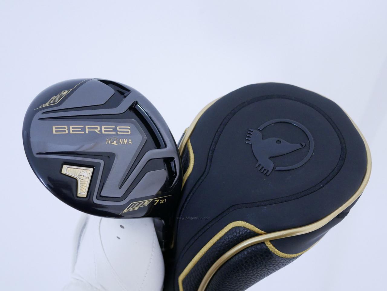 Fairway Wood : Honma : หัวไม้ 7 Honma Beres Black (รุ่นปี 2023) Loft 21 ก้าน Honma ARMRQ MX Flex R
