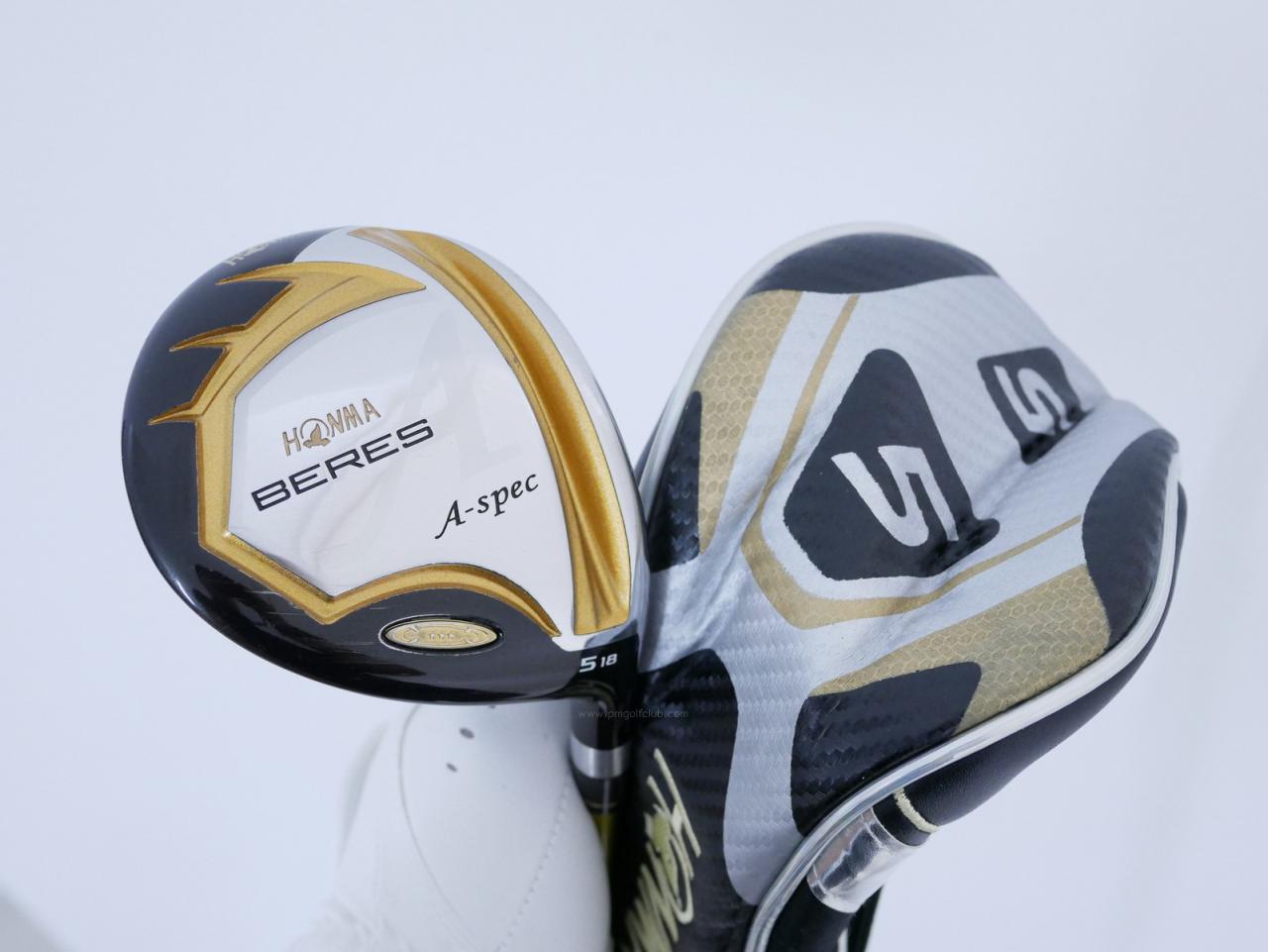 Fairway Wood : Honma : **ก้าน 3 ดาว** หัวไม้ 5 Honma Beres A-Spec II (ออกปี 2021 หน้าเด้งเกินกฏ) Loft 18 ก้าน ARMRQ A-Spec (47) Flex R (3 ดาว)