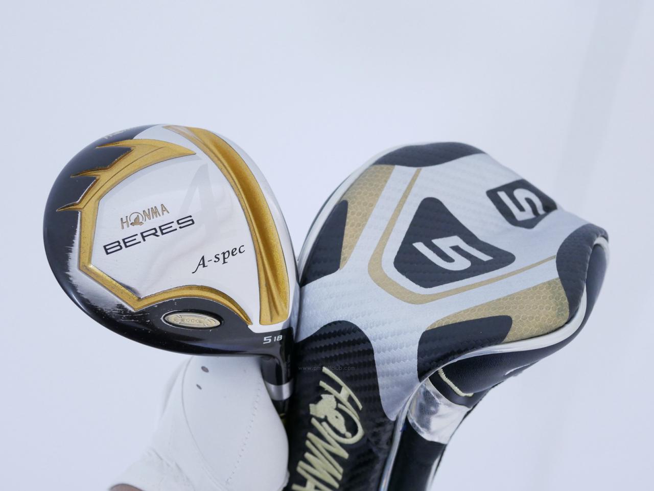 Fairway Wood : Honma : **ก้าน 3 ดาว** หัวไม้ 5 Honma Beres A-Spec II (ออกปี 2021 หน้าเด้งเกินกฏ) Loft 18 ก้าน ARMRQ A-Spec (47) Flex R (3 ดาว)