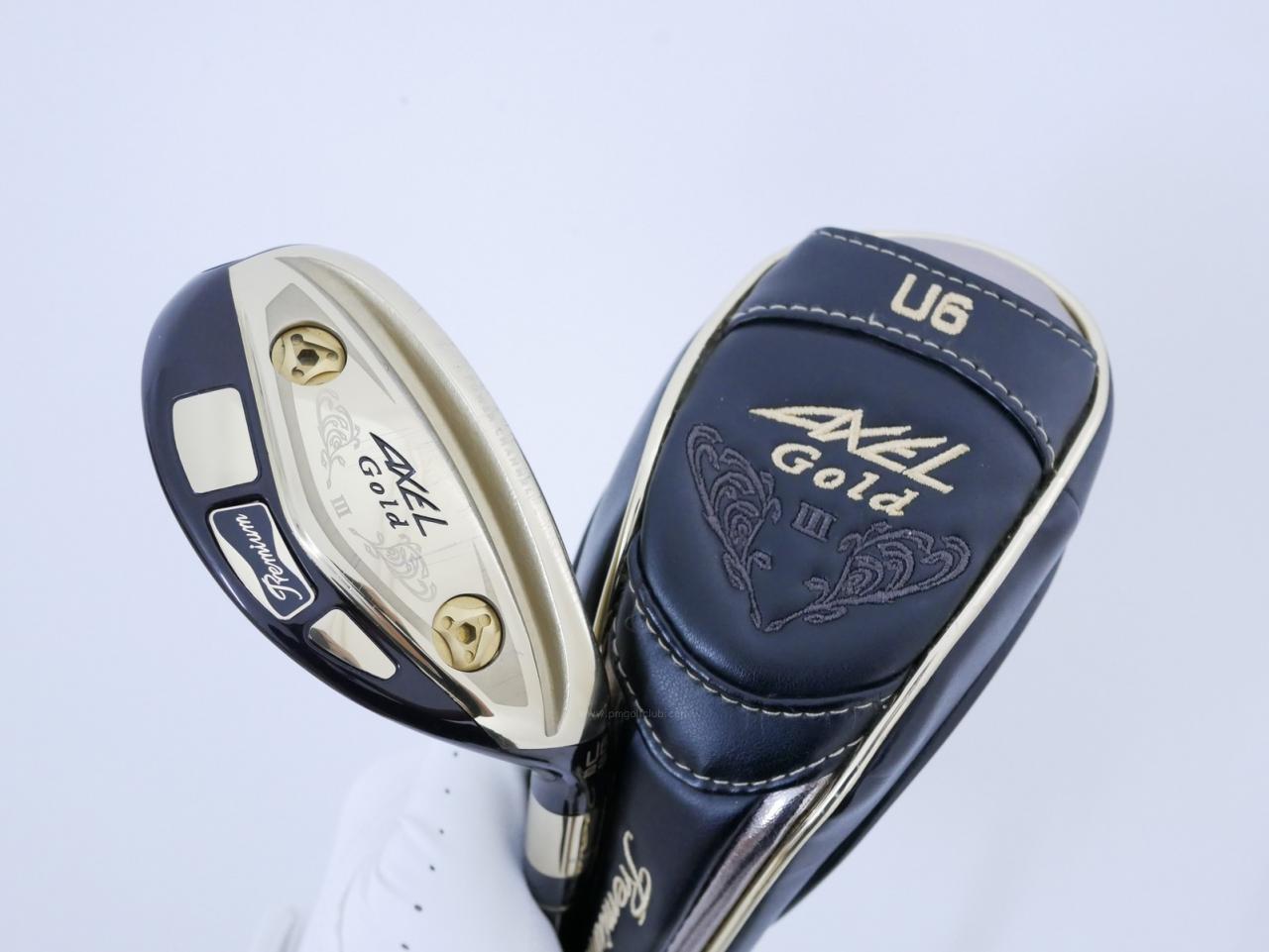 Fairway Wood : Tsuruya : ไม้กระเทย Tsuruya AXEL Gold Premium III (รุ่นปี 2019 ตัวท๊อป) Loft 23 Flex R