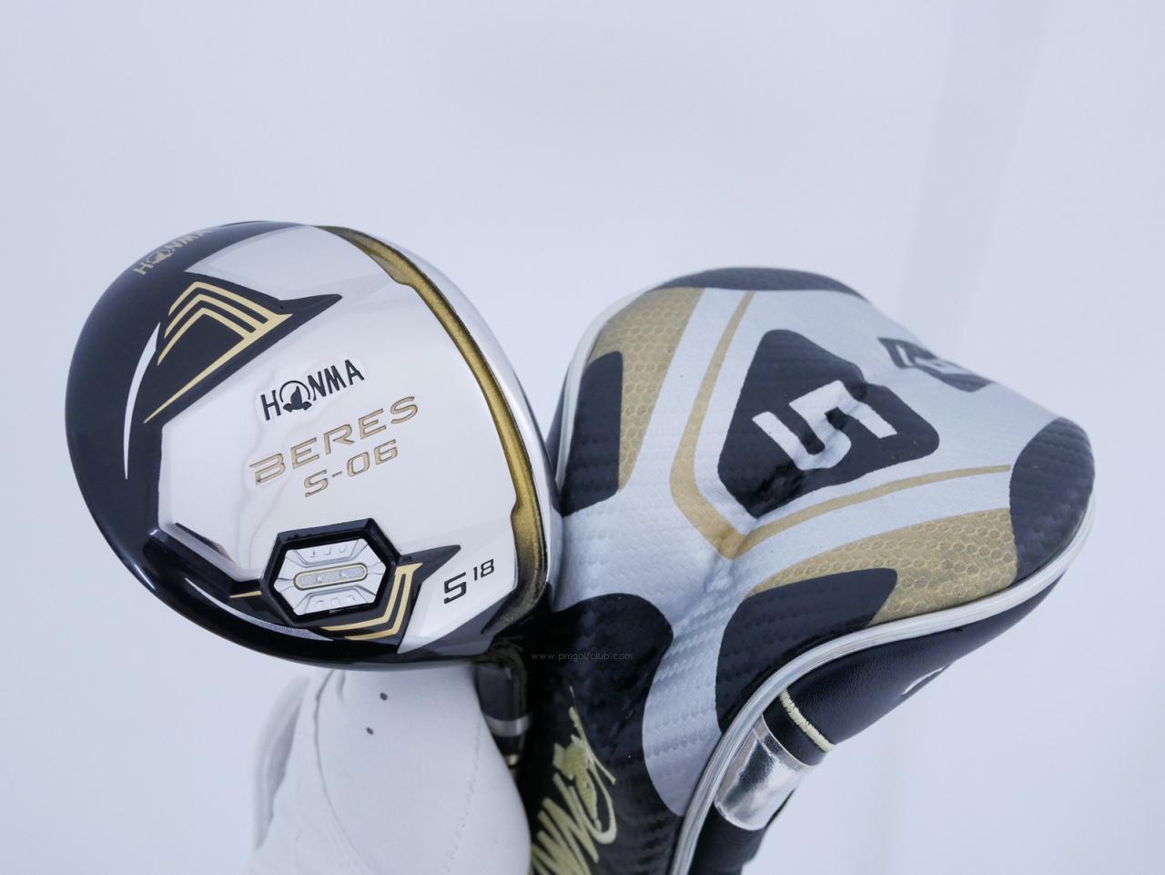 Fairway Wood : Honma : หัวไม้ 5 Honma Beres S-06 (ปี 2019) Loft 18 ก้าน ARMRQ X (47) FLex R (2 ดาว)