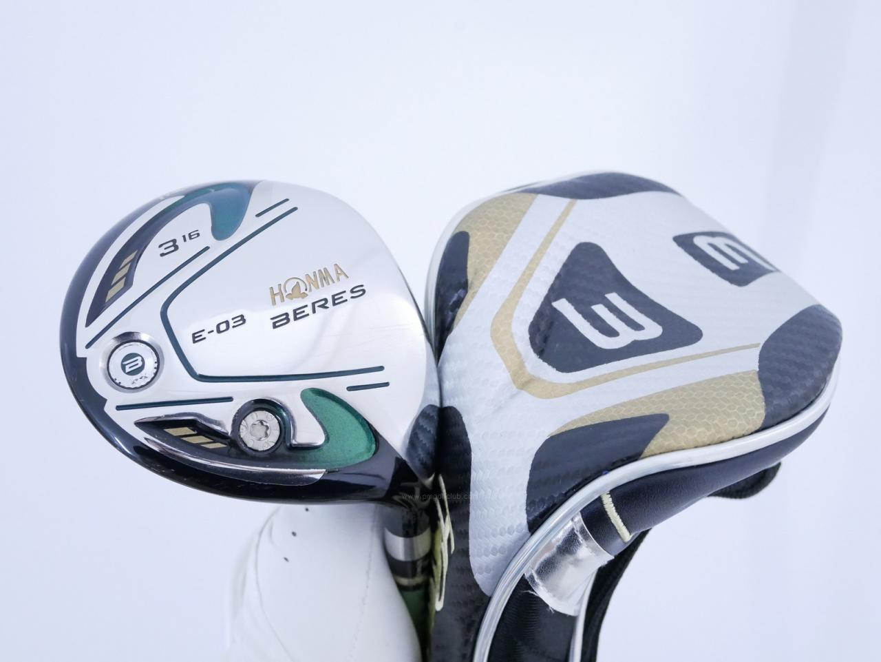 Fairway Wood : Honma : หัวไม้ 3 Honma Beres E-03 (ออกปี 2015 เหมาะกับซีเนียร์) Loft 16 ก้าน ARMRQ 8 (45) Flex R (2 ดาว)