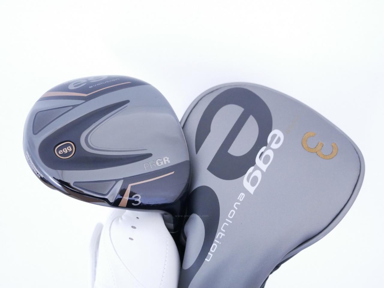 Fairway Wood : PRGR : หัวไม้ 3 PRGR Super EGG Evolution (รุ่นล่าสุด ออกปี 2024 หน้าเด้งเกินกฏ ตีไกลมาก) Loft 16 Flex SR (M-40)