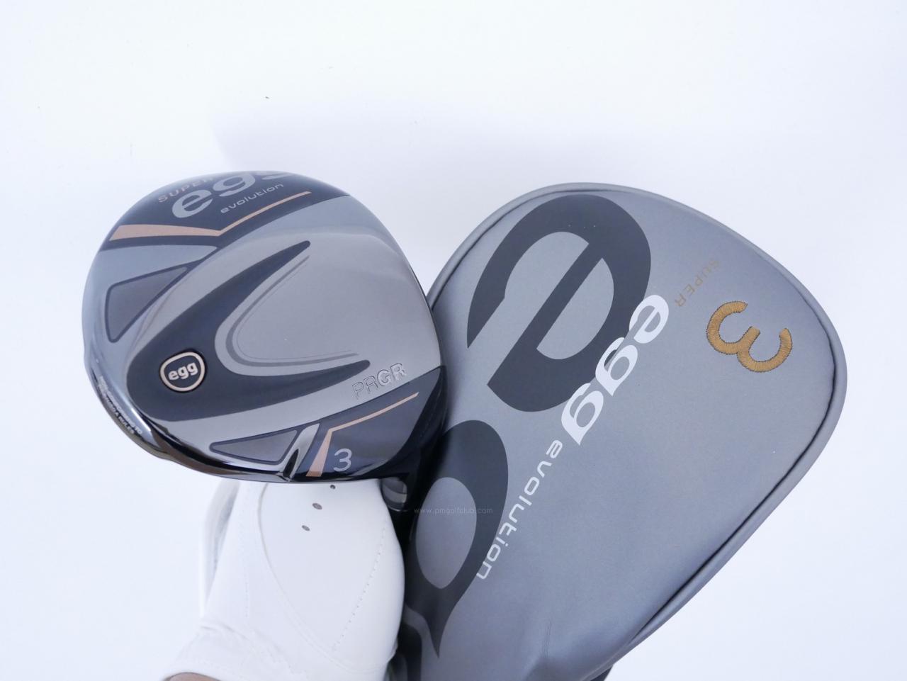 Fairway Wood : PRGR : หัวไม้ 3 PRGR Super EGG Evolution (รุ่นล่าสุด ออกปี 2024 หน้าเด้งเกินกฏ ตีไกลมาก) Loft 16 Flex SR (M-40)