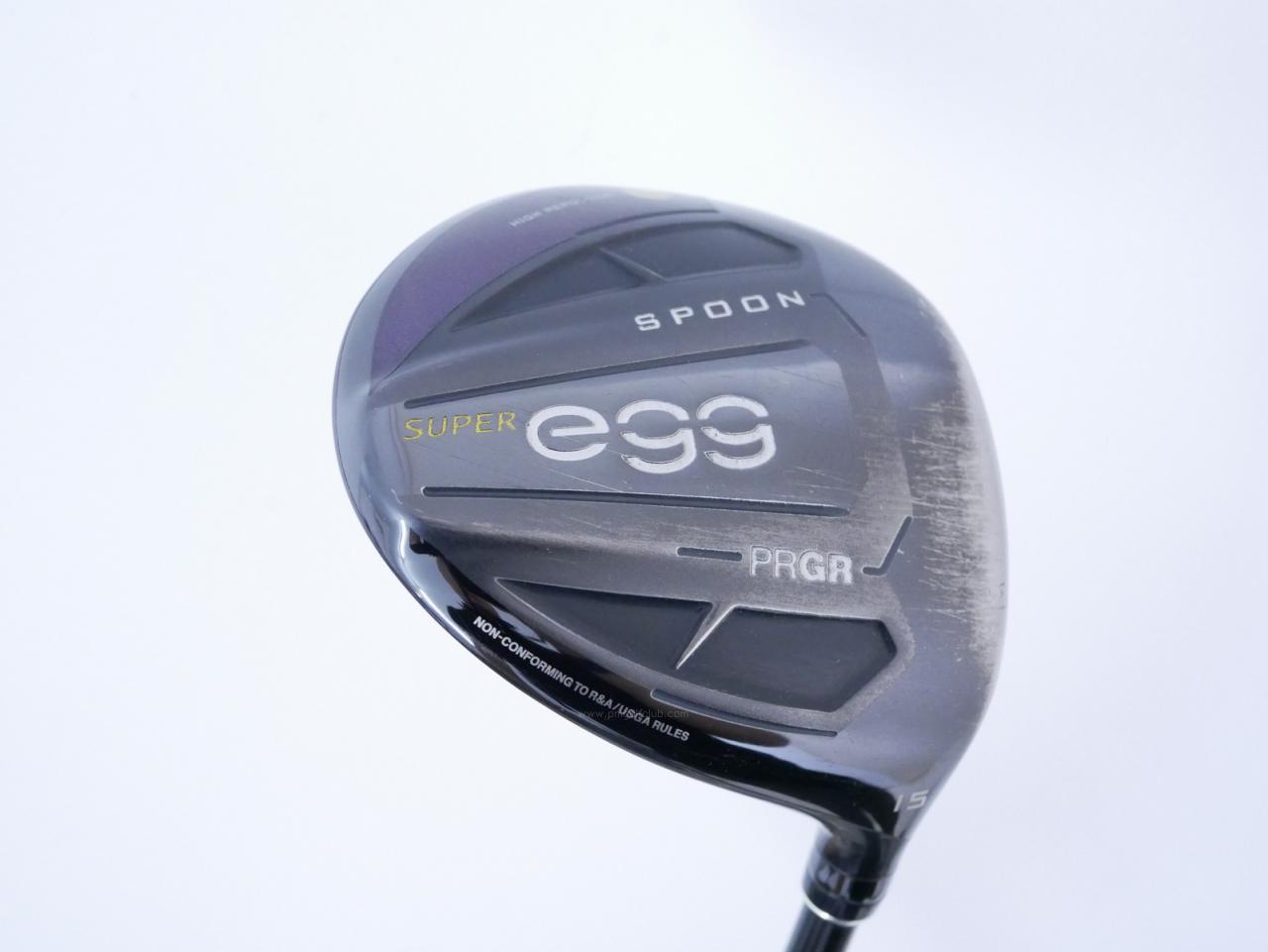 Fairway Wood : PRGR : หัวไม้ 3 PRGR Super Egg (รุ่นปี 2021 หน้าเด้งเกินกฏ COR 0.84 หายากมาก) Loft 15 Flex R2 (M-35)