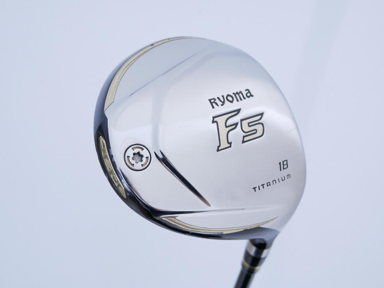 Fairway Wood : Other Brand : **มีบุบ** หัวไม้ 5 Ryoma F Titanium (รุ่นปี 2019 ไกลมากๆ) Loft 18 ก้าน Tour AD RF2 Flex R