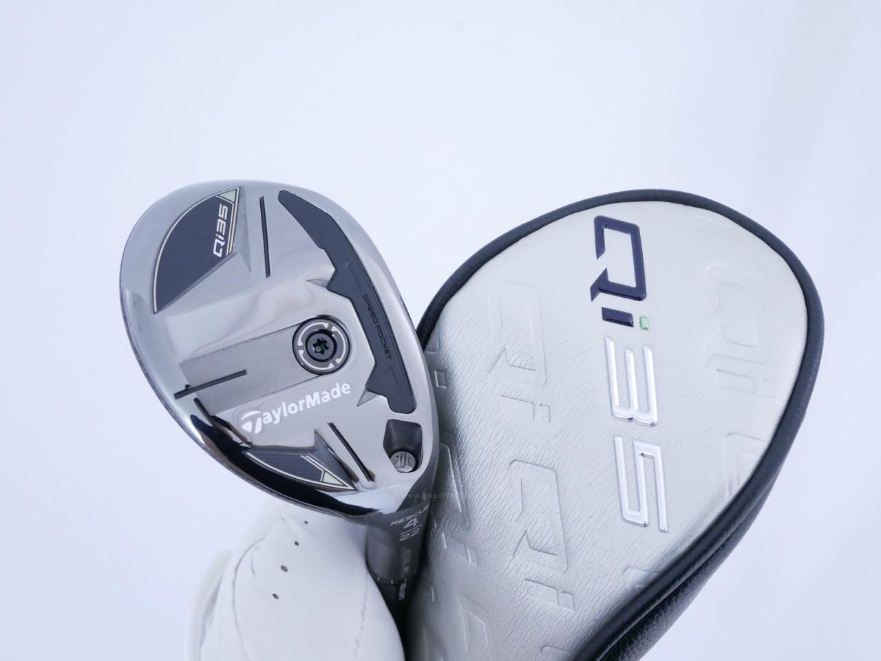 Fairway Wood : Taylormade : ไม้กระเทย Taylormade Qi35 Rescue (รุ่นล่าสุด ออกปี 2025) Loft 22 ก้าน Mitsubishi Diamana TM70 Flex S