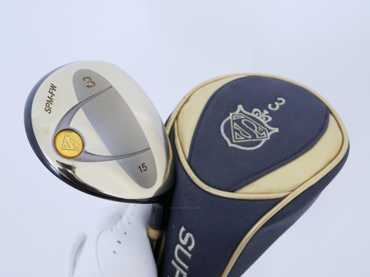 Fairway Wood : Other Brand : หัวไม้ 3 Superman SPM-FW (หายากก) Loft 15 ก้านกราไฟต์ Big Blue II Flex R1