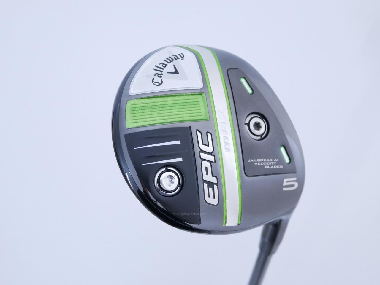 Fairway Wood : callaway : หัวไม้ 5 Callaway EPIC MAX (รุ่นปี 2021) Loft 18 ก้าน Mitsubishi Diamana 40 Flex SR