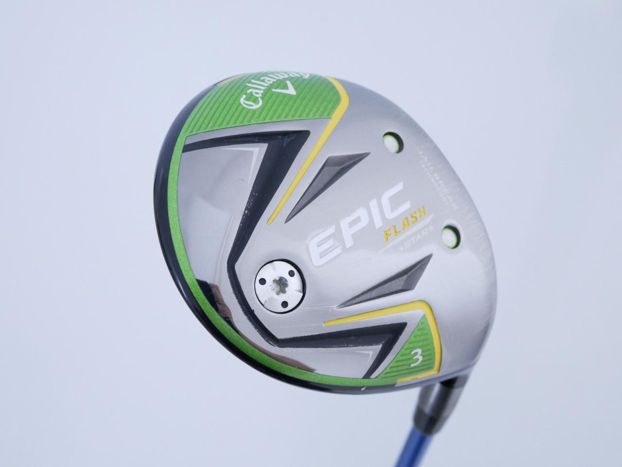 Fairway Wood : callaway : หัวไม้ 3 Callaway Epic Flash Star (รุ่นปี 2019) Loft 15 ก้าน Fujikura Speeder Evolution V FW 60 Flex S