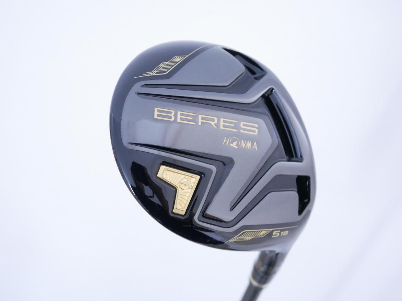Fairway Wood : Honma : หัวไม้ 5 Honma Beres Black (รุ่นปี 2023) Loft 18 ก้าน Honma ARMRQ MX Flex S