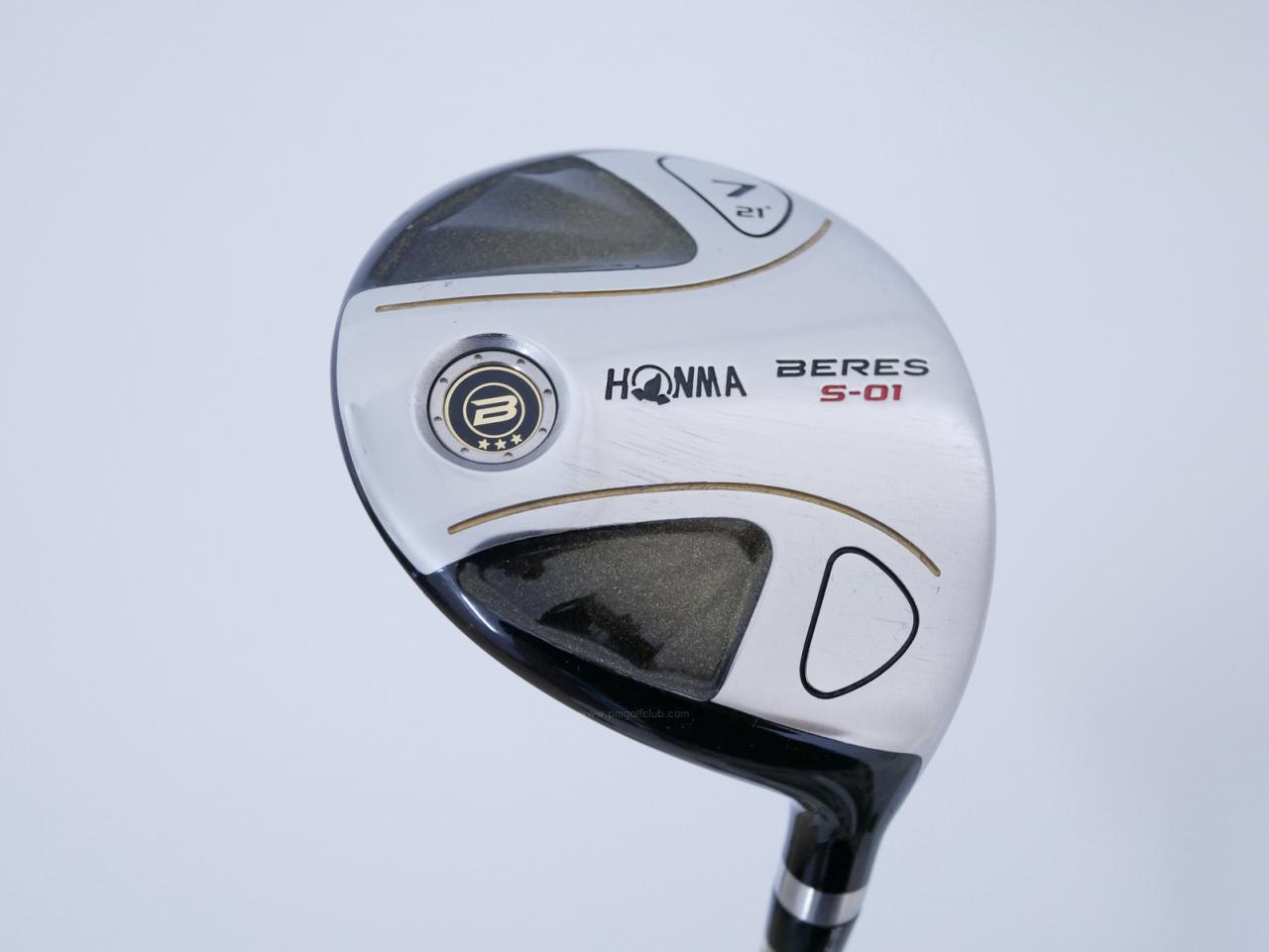 Fairway Wood : Honma : **ก้านสั้น ก้าน 3 ดาว** หัวไม้ 7 Honma Beres S-01 Loft 21 ก้าน ARMRQ 6 (49) FLex R (3 ดาว)