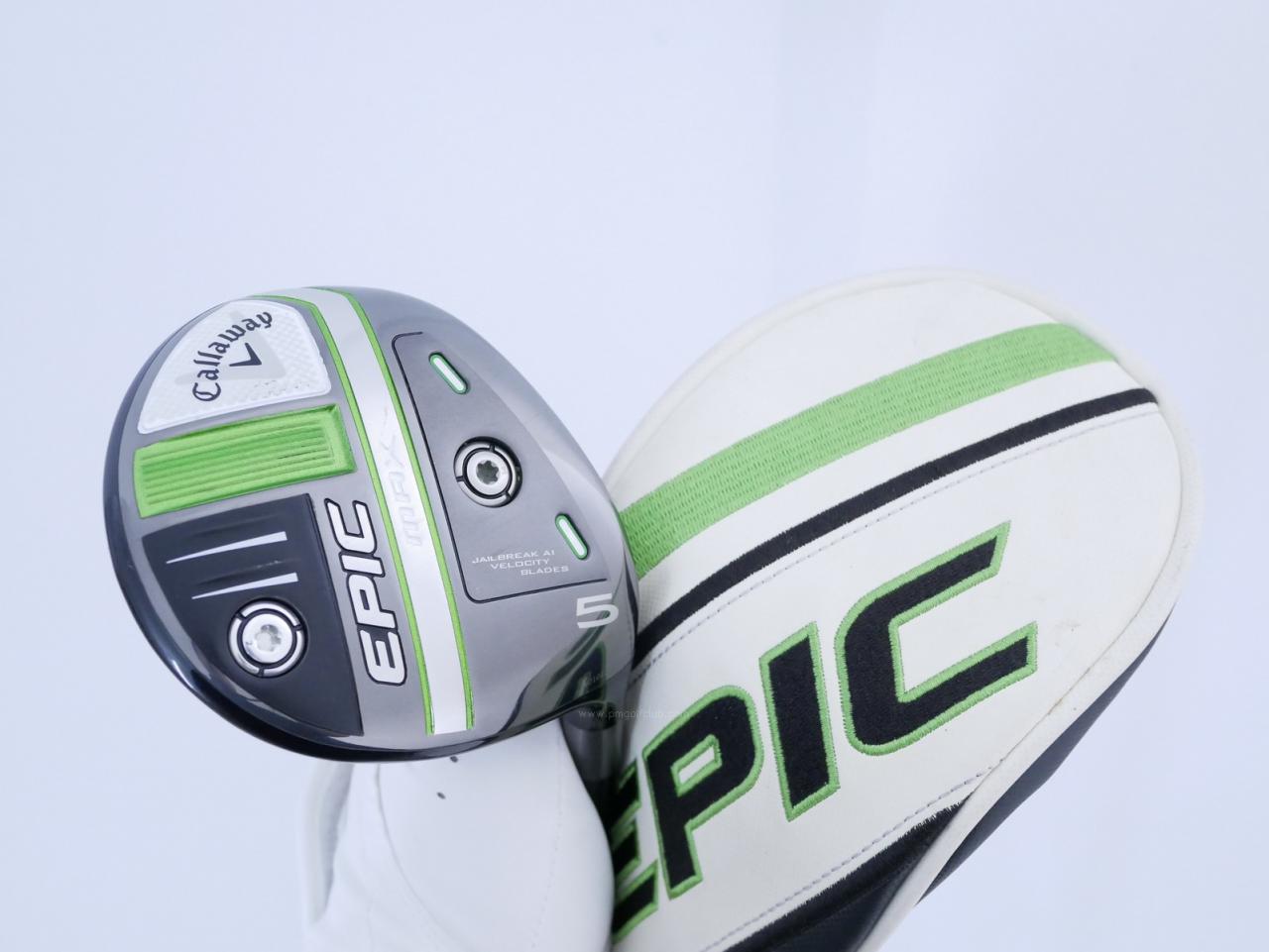 Fairway Wood : callaway : หัวไม้ 5 Callaway EPIC MAX (รุ่นปี 2021) Loft 18 ก้าน Mitsubishi Diamana 40 Flex R