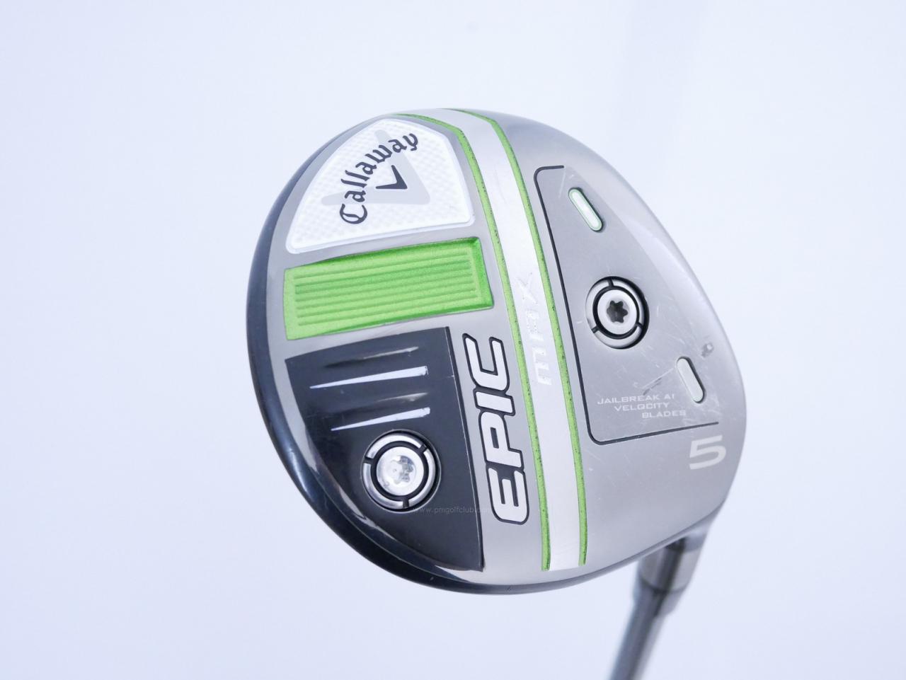 Fairway Wood : callaway : หัวไม้ 5 Callaway EPIC MAX (รุ่นปี 2021) Loft 18 ก้าน Mitsubishi Diamana 40 Flex R