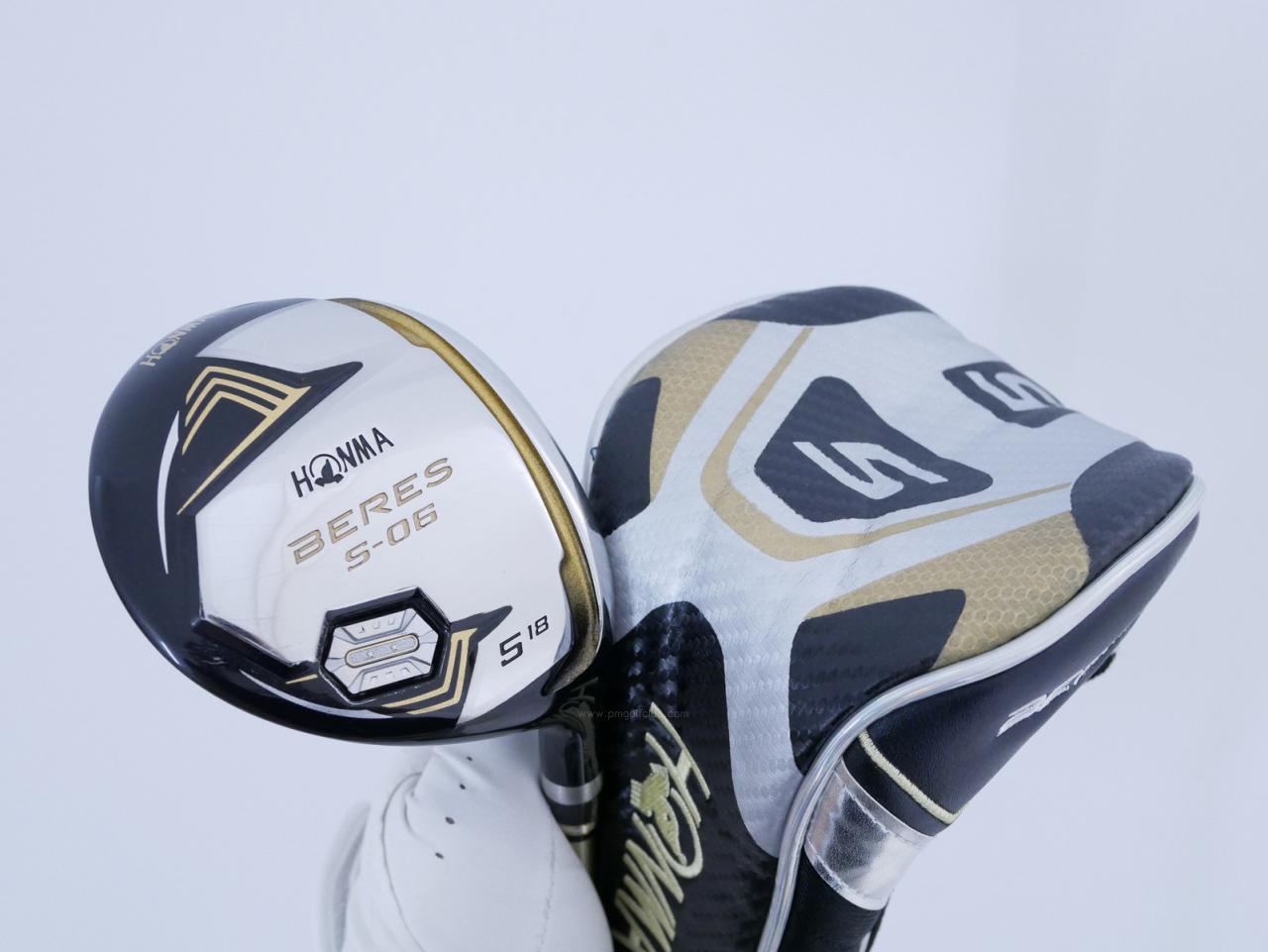 Fairway Wood : Honma : หัวไม้ 5 Honma Beres S-06 (ปี 2019) Loft 18 ก้าน ARMRQ X (47) FLex R (2 ดาว)