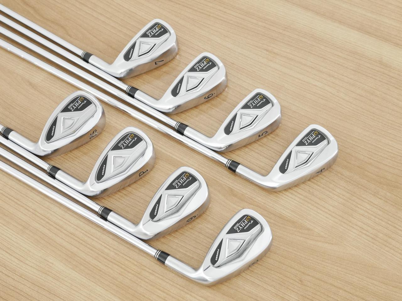 Iron set : Tourstage : ชุดเหล็ก Tourstage PHYZ Forged (ซีรี่ย์ท๊อป นุ่มไกล) มีเหล็ก 4-Pw,Aw (8 ชิ้น) ก้านเหล็ก NS Pro 800 Flex R