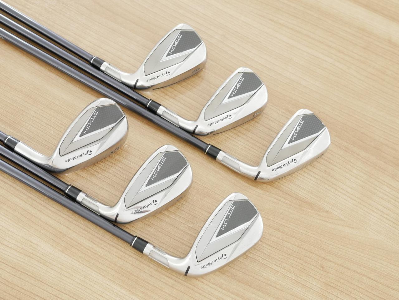 Iron set : Taylormade : ชุดเหล็ก Taylormade Stealth (ออกปี 2022 Japan Spec.) มีเหล็ก 6-Pw,Sw (6 ชิ้น) ก้านกราไฟต์ Mitsubishi Tensei TM60 Flex S